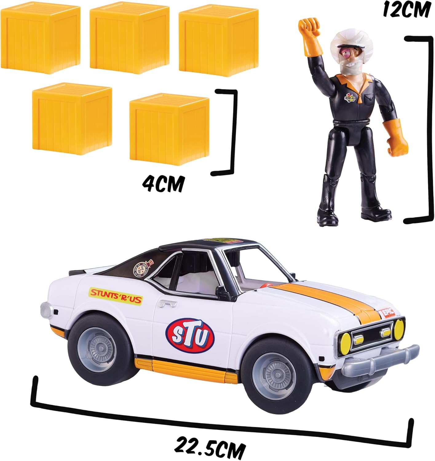 Stuntman Stu Race Ace Stunt Car Set