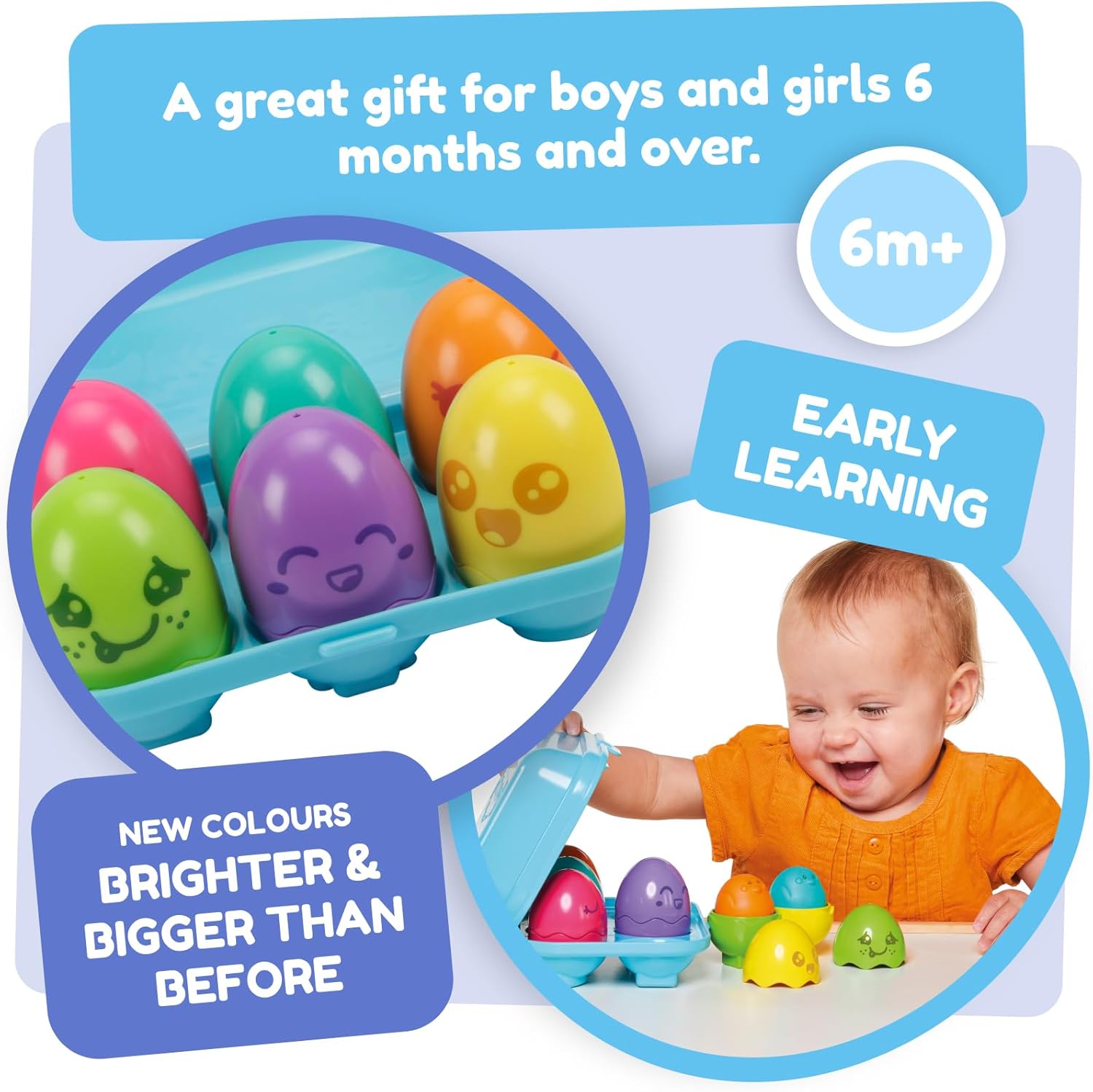 Tomy Toomies Hide & Squeak Bright Chicks