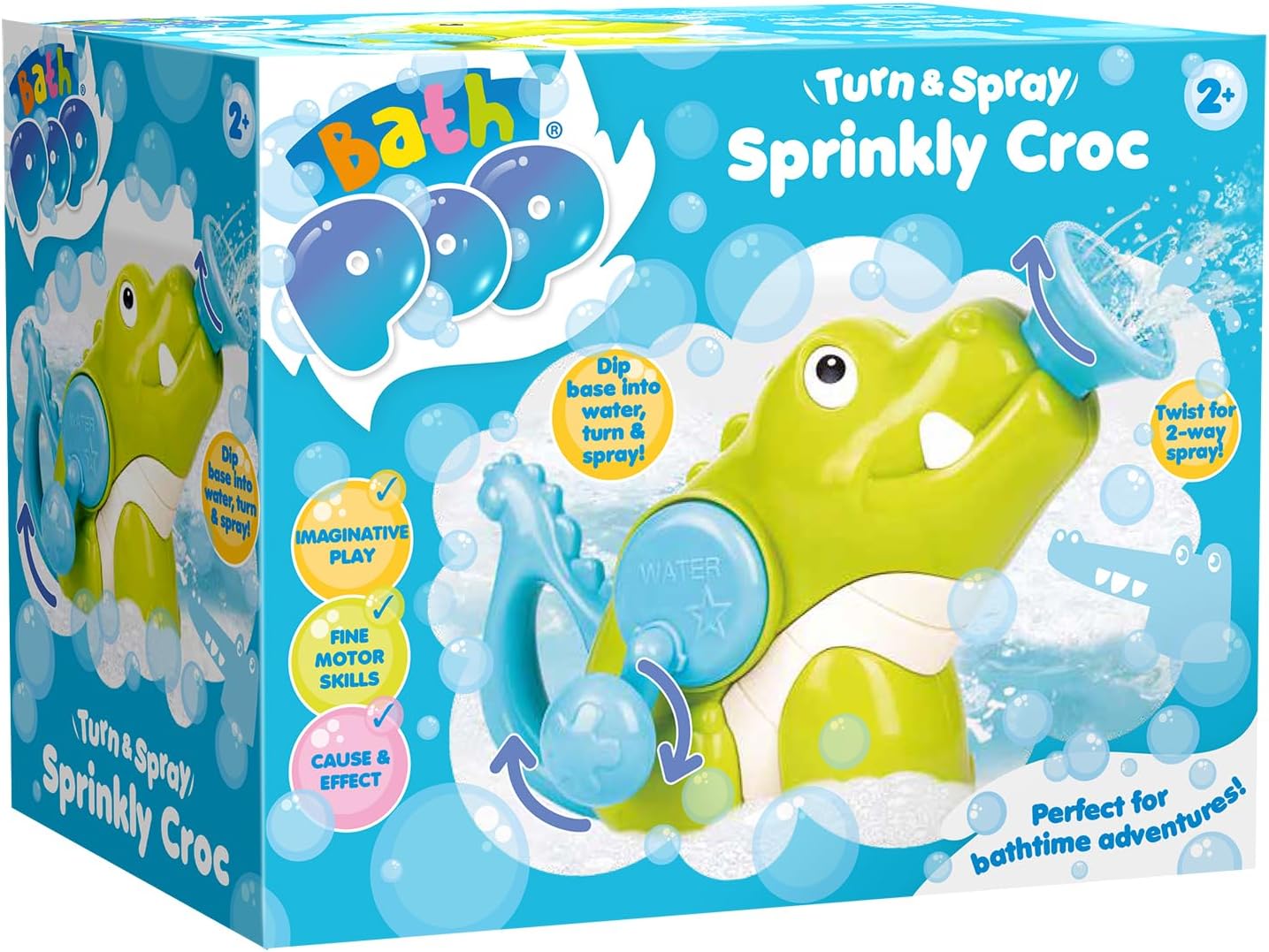 Bath Pop - Wind Up Sprinkly Croc