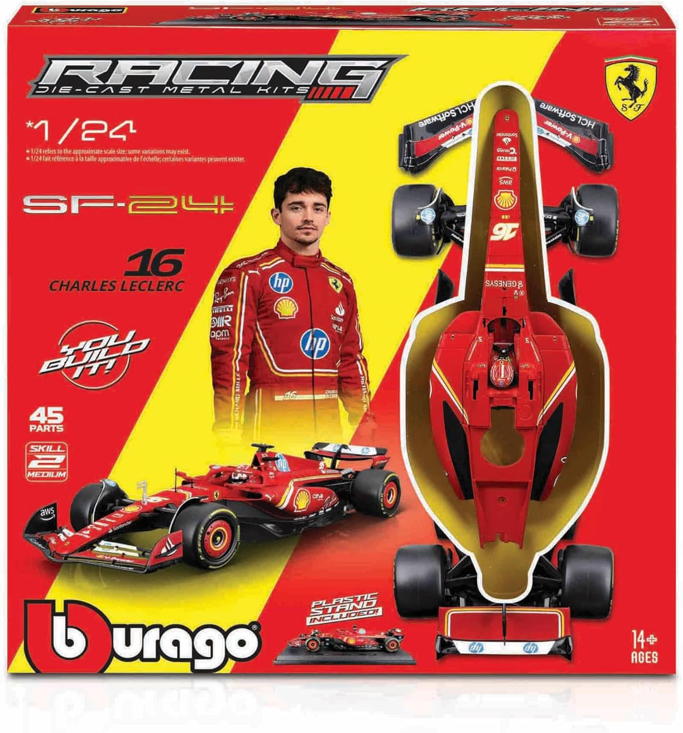 Bburago Ferrari SF24 LeClerc 1:24 Die Cast Kit