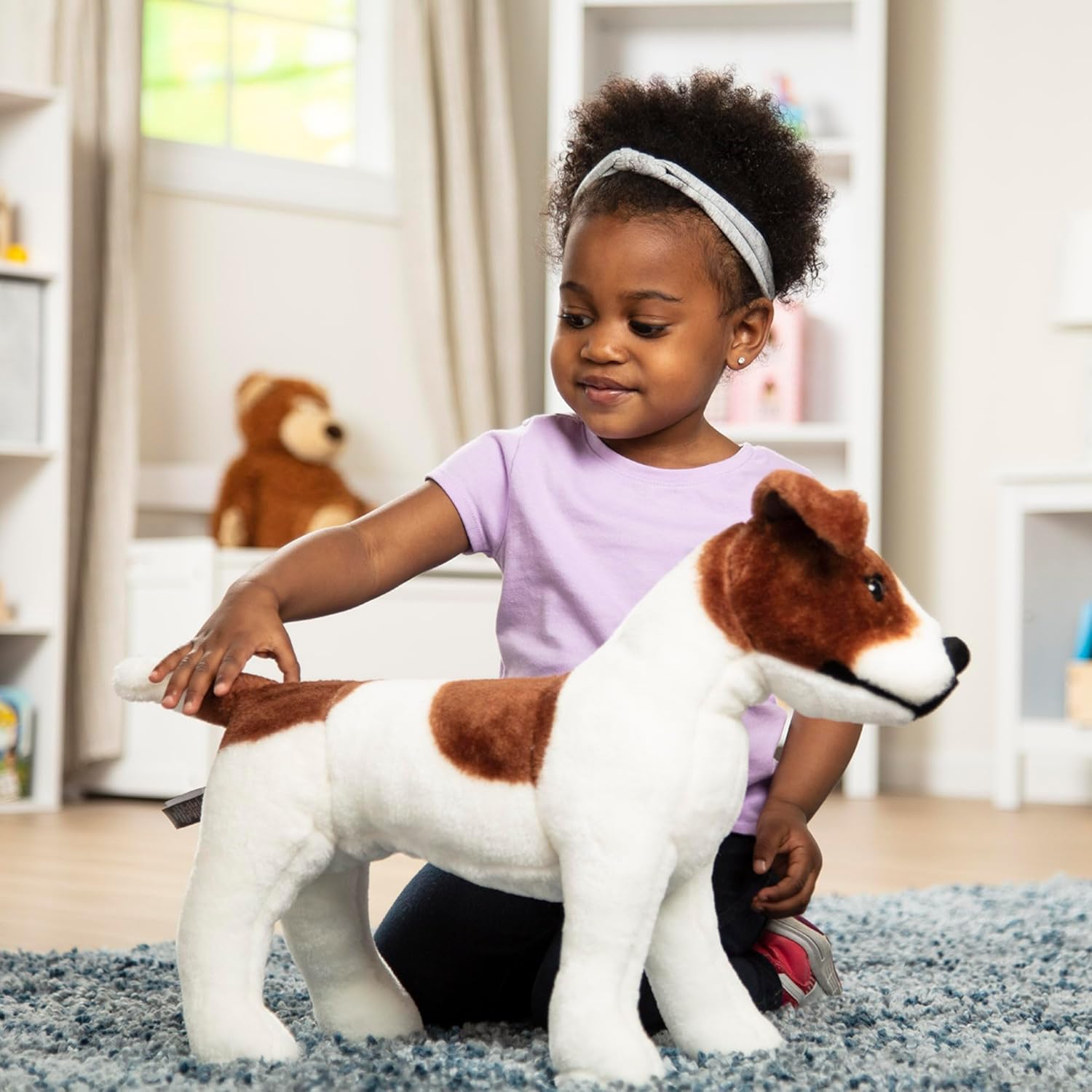 Melissa & Doug Jack Russel Terrier Big Plush Toy