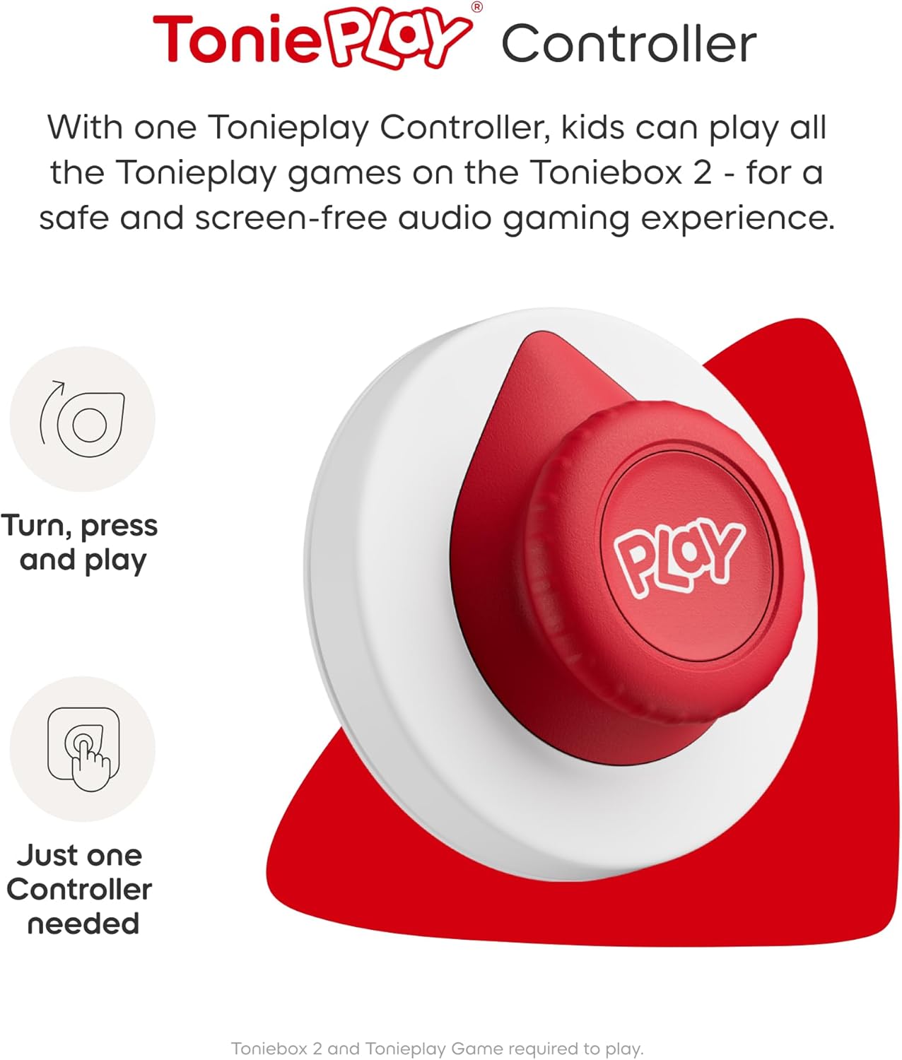 Tonies Toniebox 2 Sunset Red Play Set with Paw Patrol Chase