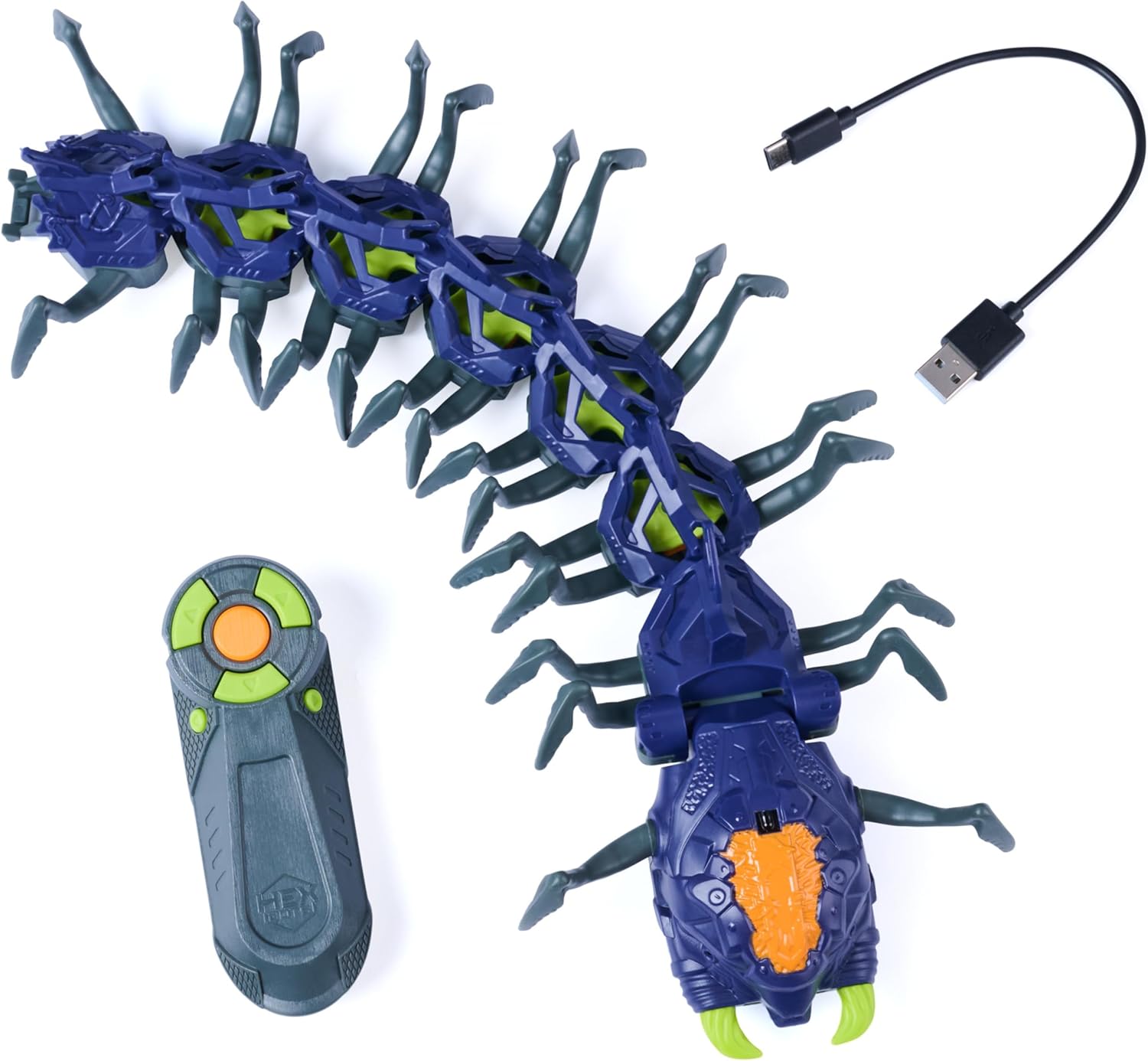 Hex Bots Explodapede Remote Control Centipede Robot