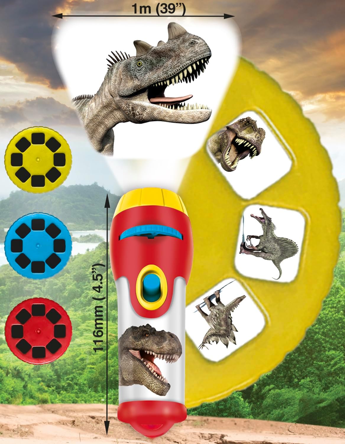 National History Dinosaur Torch & Projector
