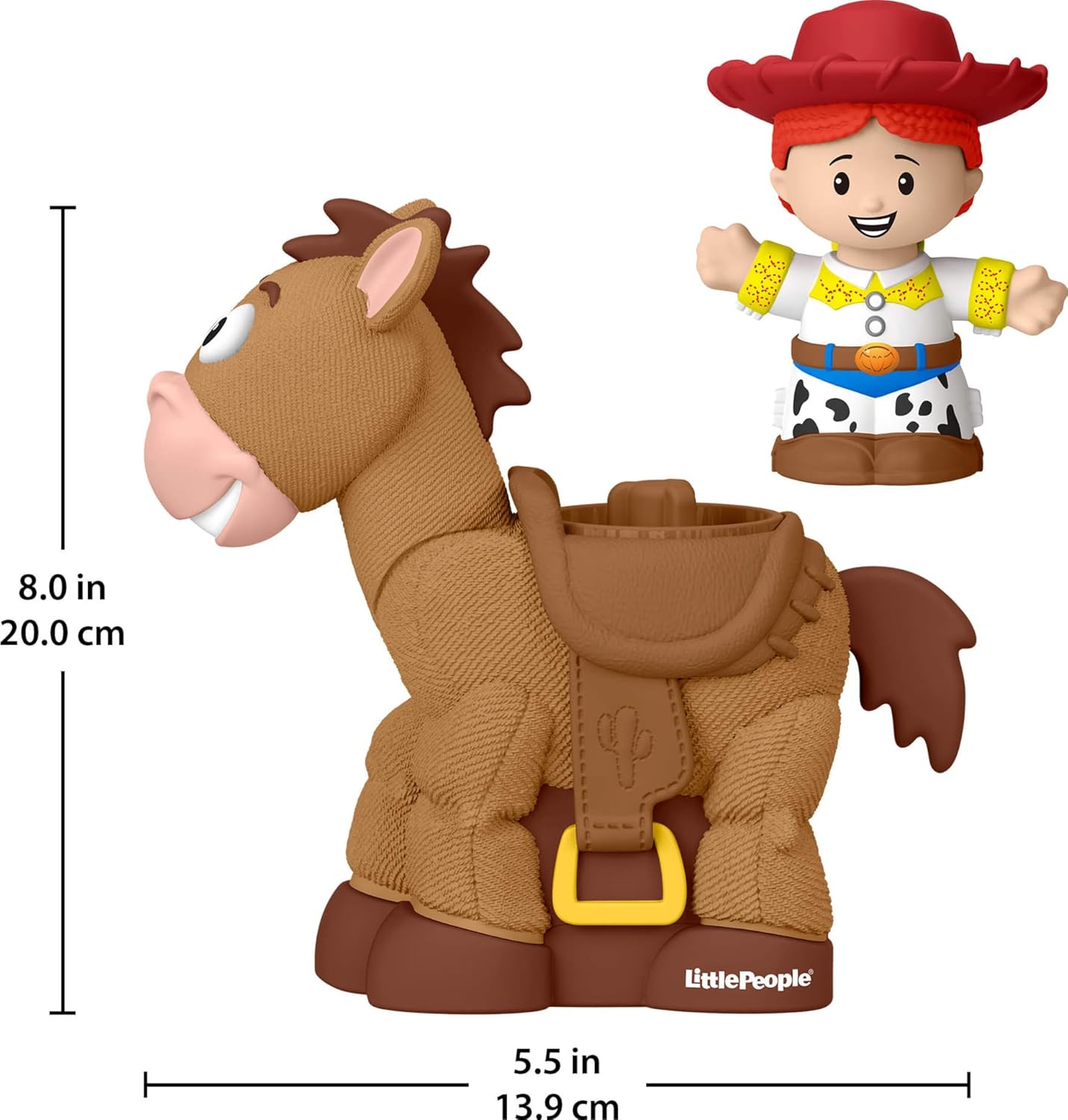 Fisher Price Little People Toy Story Bobbin' Bullseye & Jessie, Toddler Figure Set
