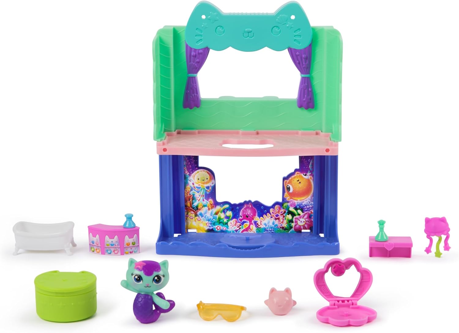 Gabby's Dollhouse: The Movie, MerCat's Spa-wesome Bathroom