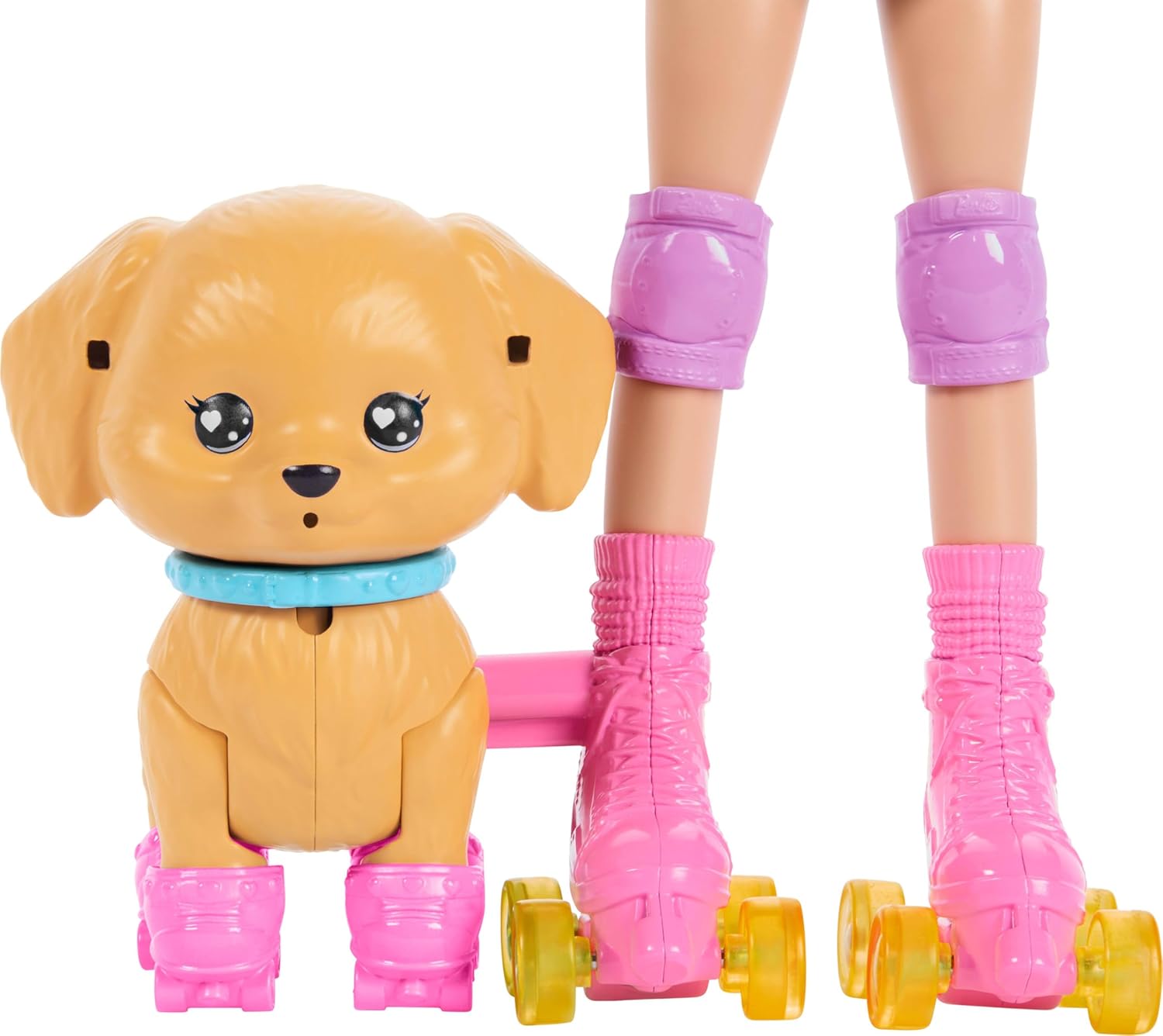 Barbie Pets Skate and Run Pup Blonde Doll with Skating Puppy