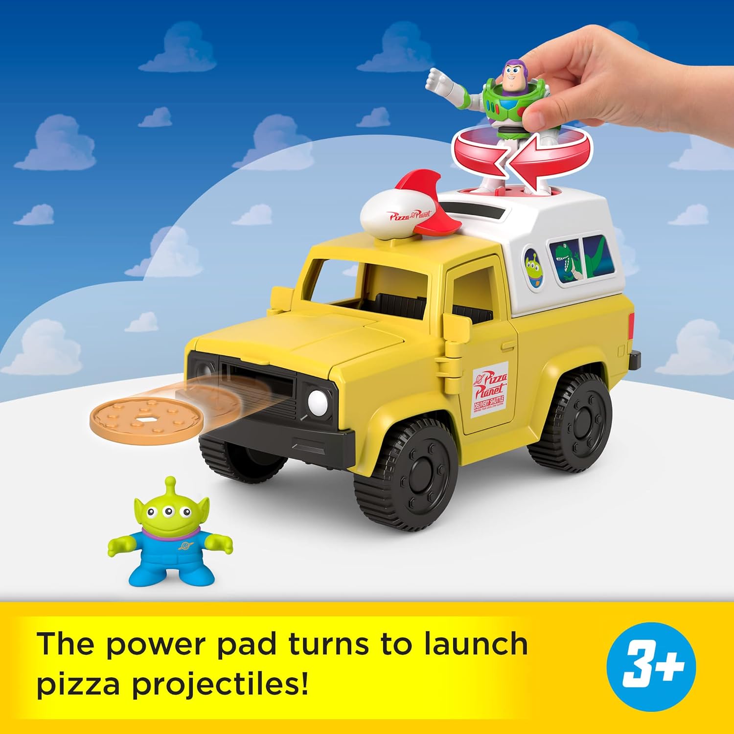 Imaginext - Toy Story Pizza Planet Truck with Buzz Lightyear & Alien Playset