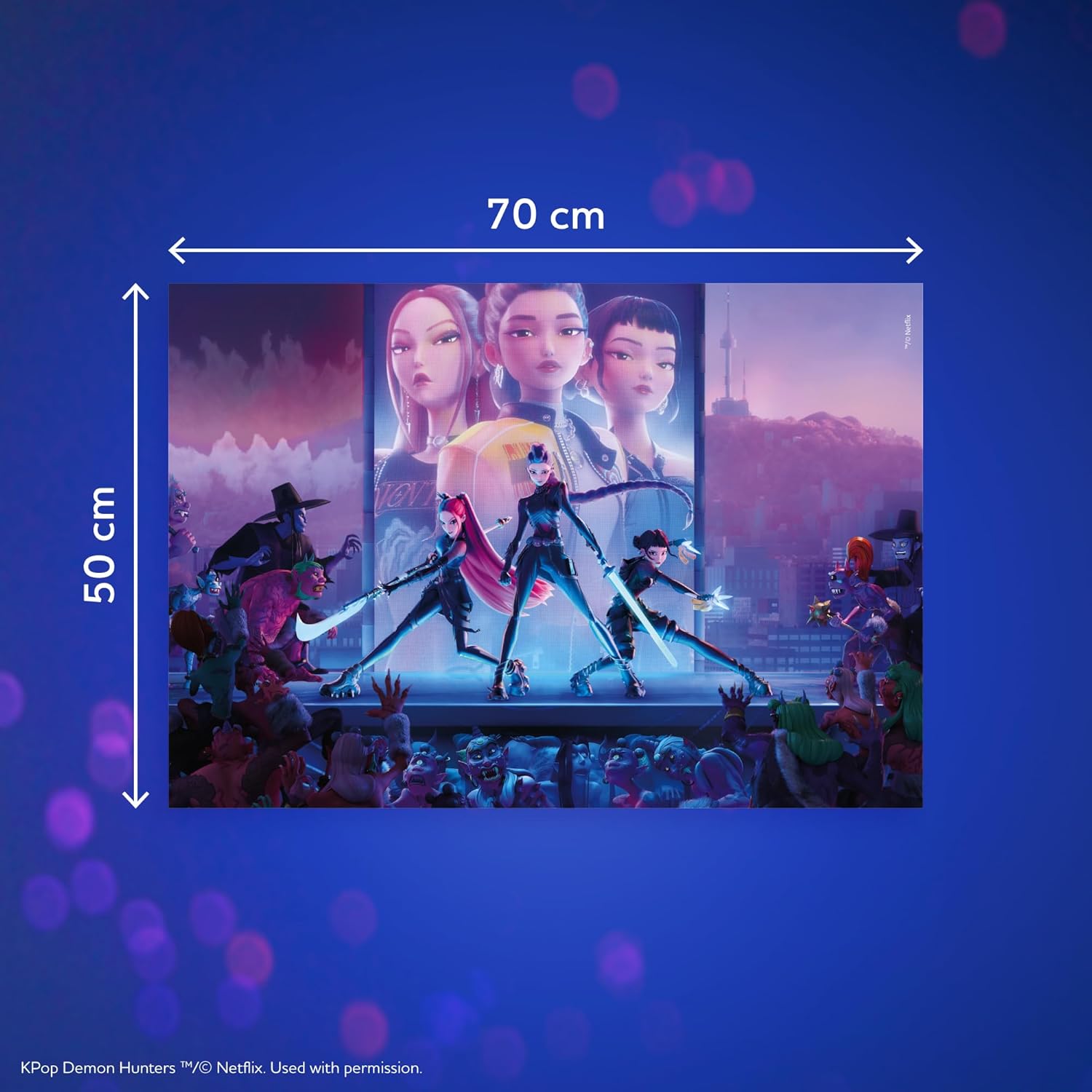 Clementoni K-Pop Demon Hunters 1000 Piece Compact Jigsaw Puzzle