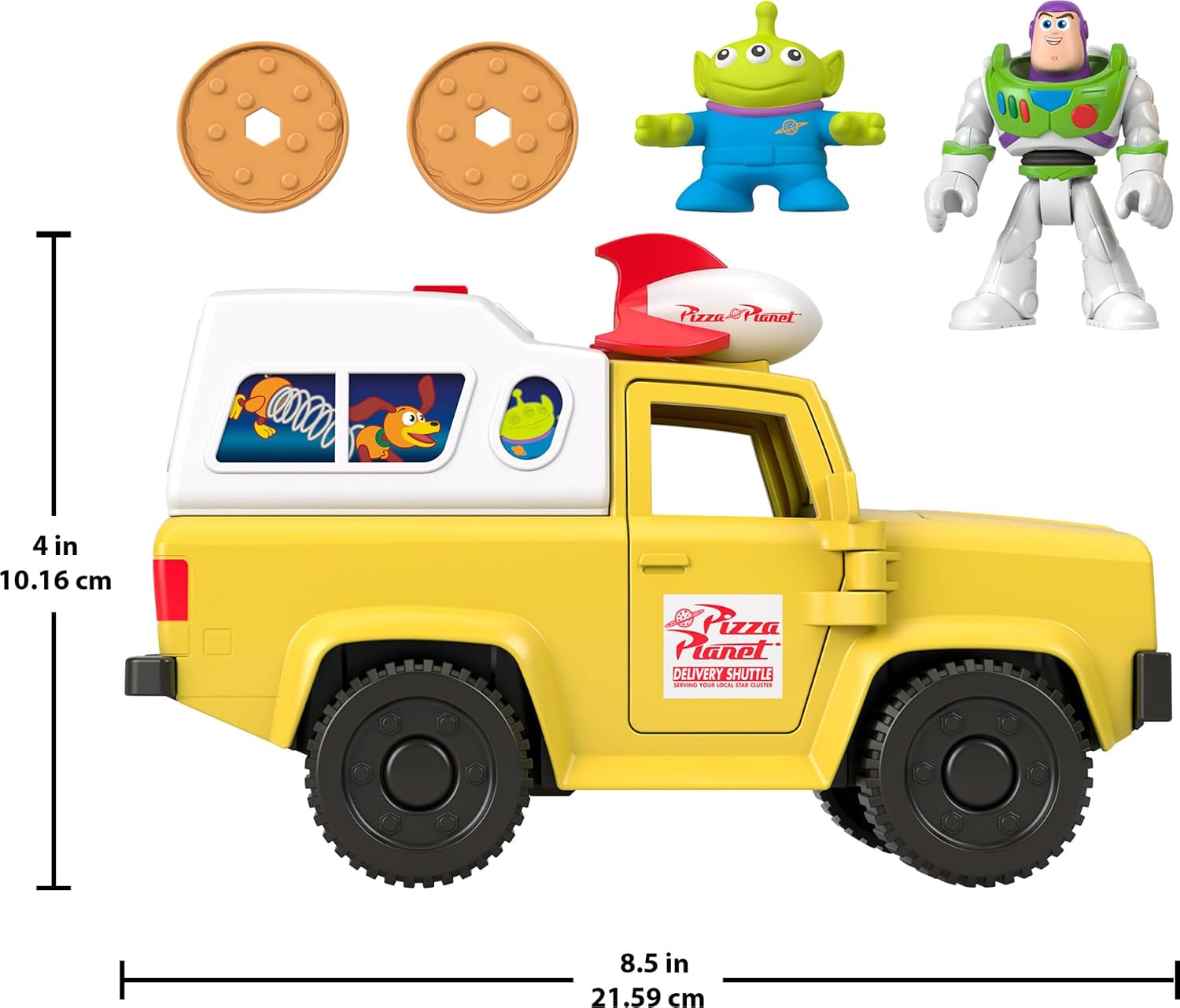 Imaginext - Toy Story Pizza Planet Truck with Buzz Lightyear & Alien Playset
