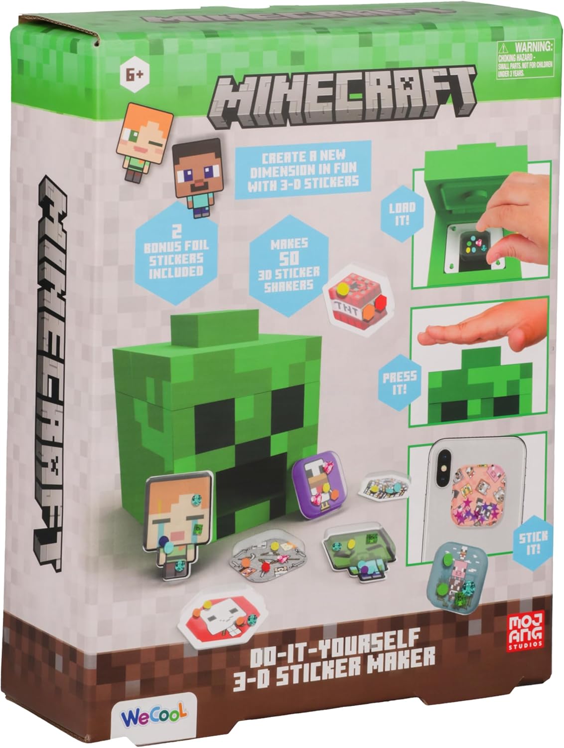 Minecraft Do It Yourself 3D Sticker Maker