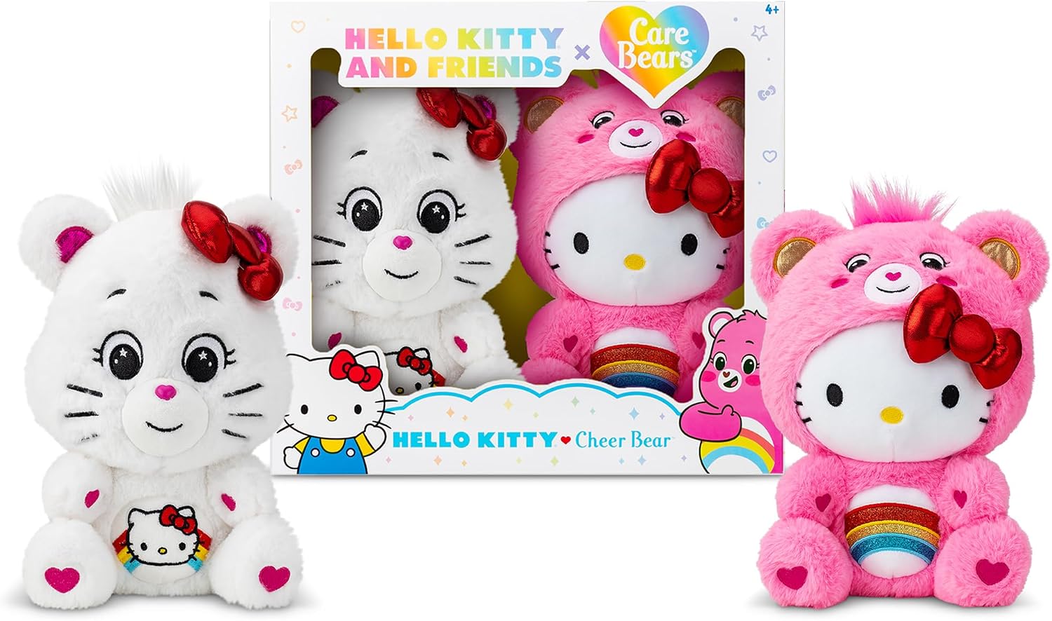 Care Bears x Hello Kitty 30cm Plush 2 Pack