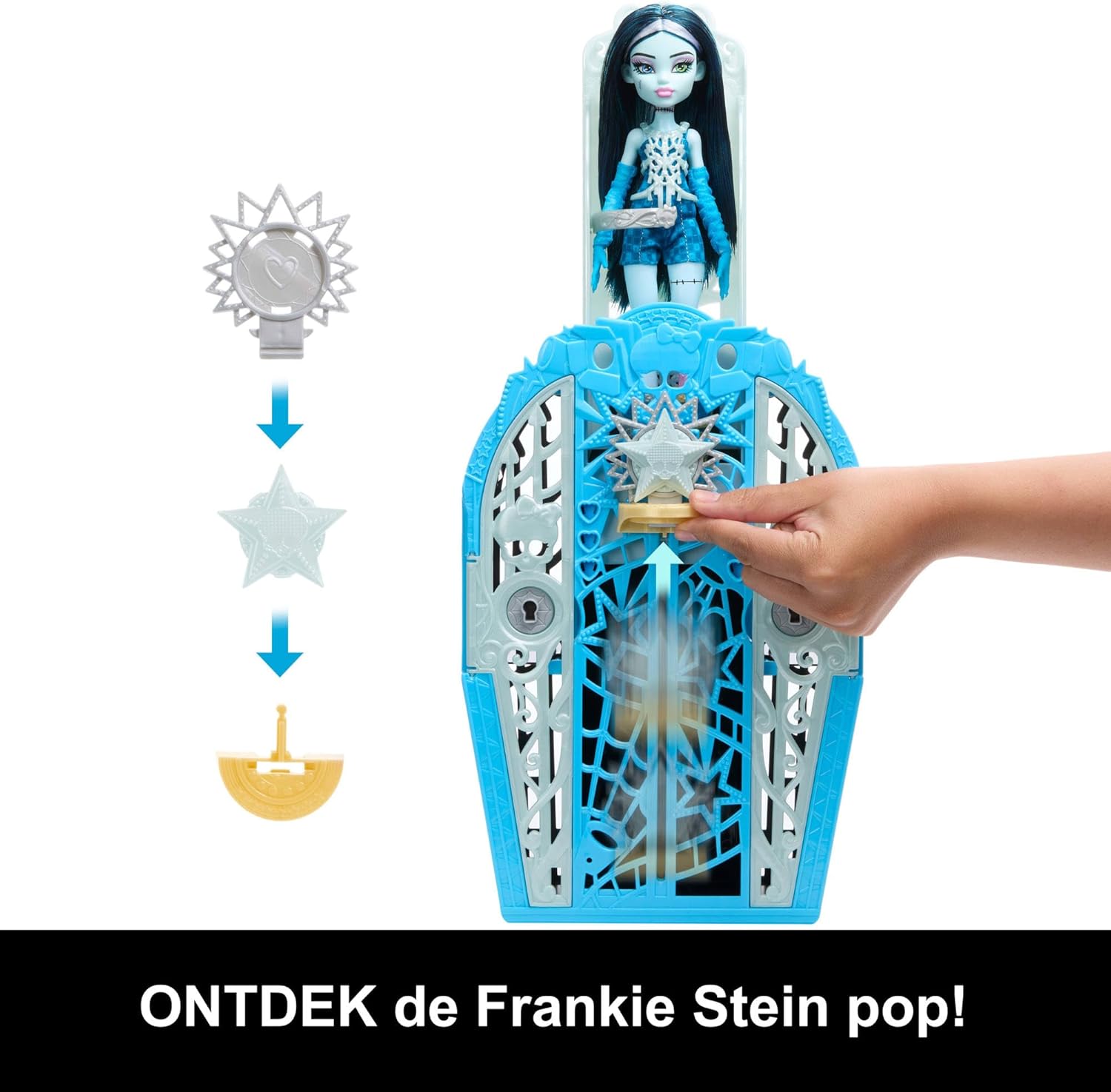 Monster High Skulltimate Secrets Hauntlywood Mysteries Doll, Frankie Stein