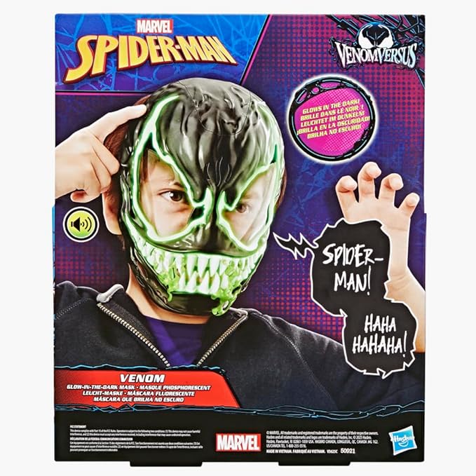 Spiderman VenomVersus Feature Venom Mask