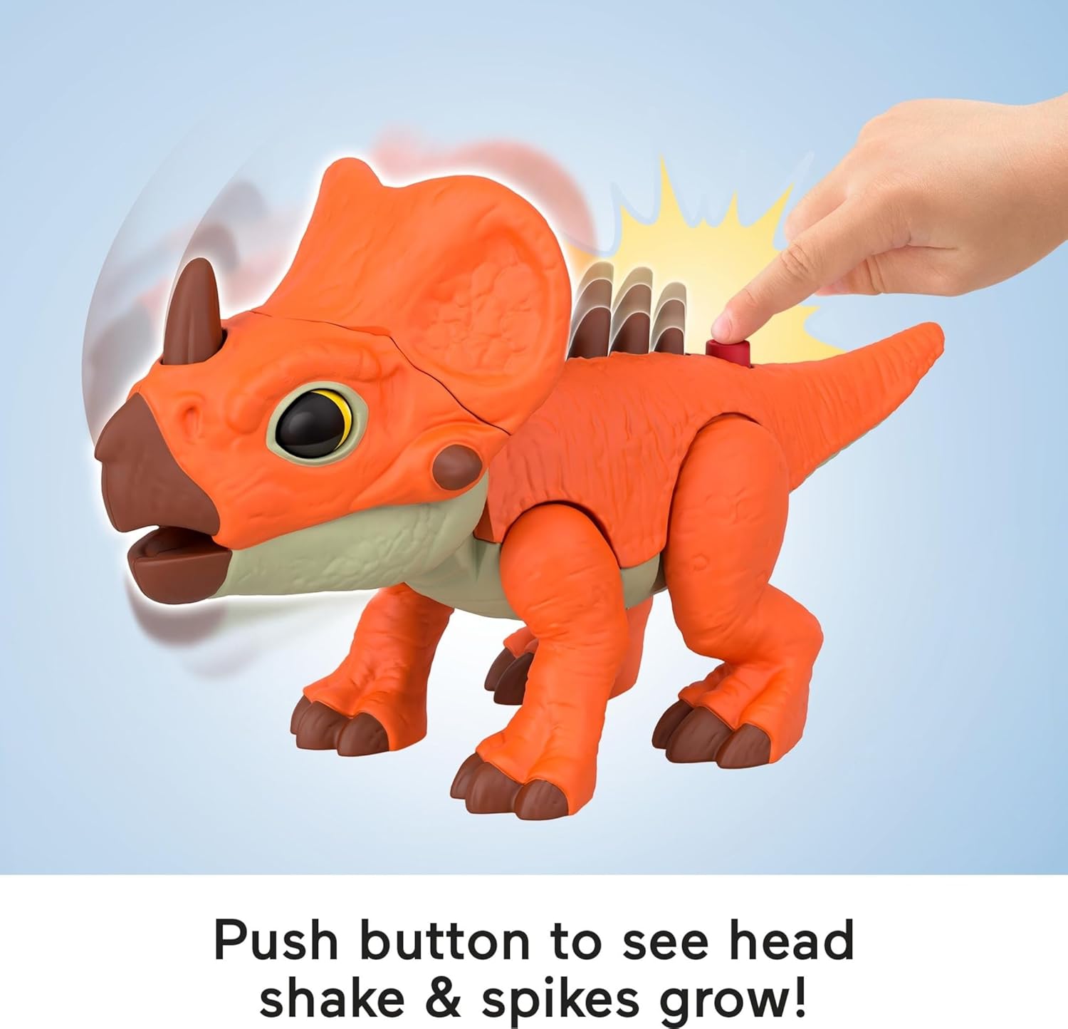 Imaginext Jurassic World Rebirth Aquilops Dinosaur Action Figure