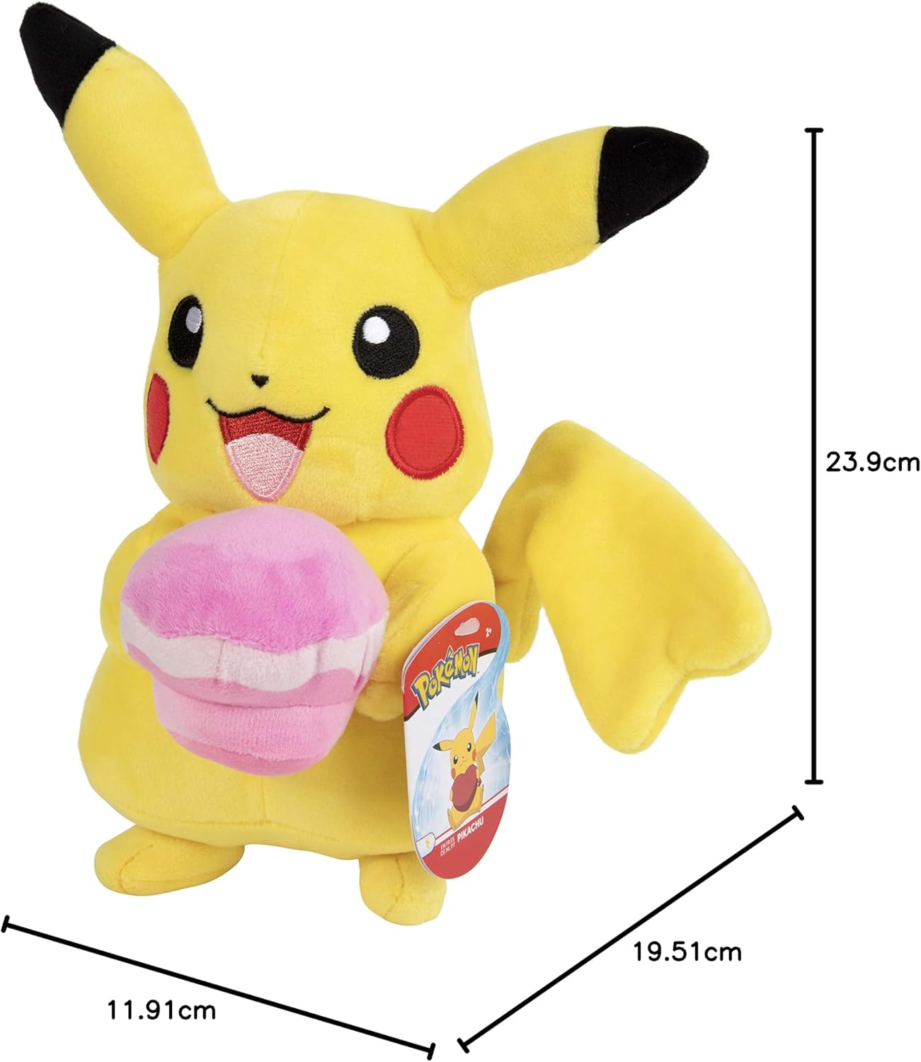 Pokemon 20cm Spring Time Pikachu with Poke Puff