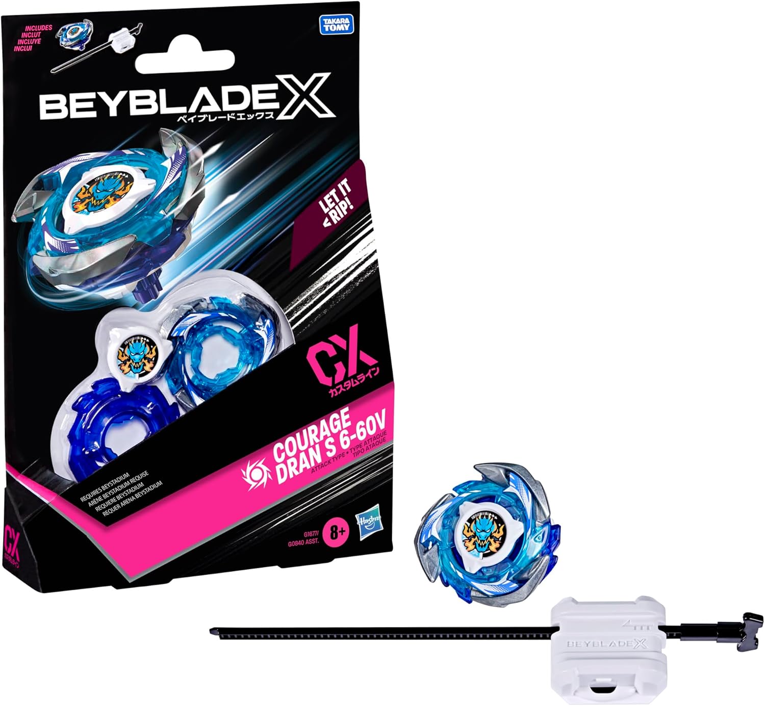 Beyblade X - Courage Dran S 6-60V CX Starter Pack