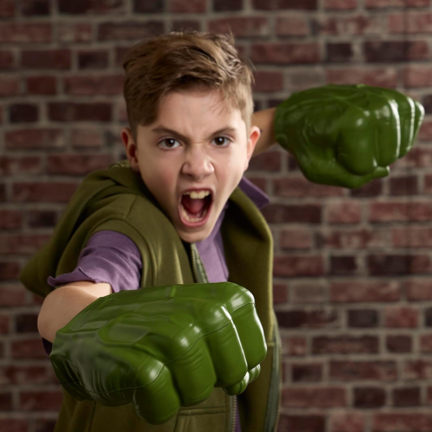 Marvel Spiderman Hulk Gamma Smash Fists
