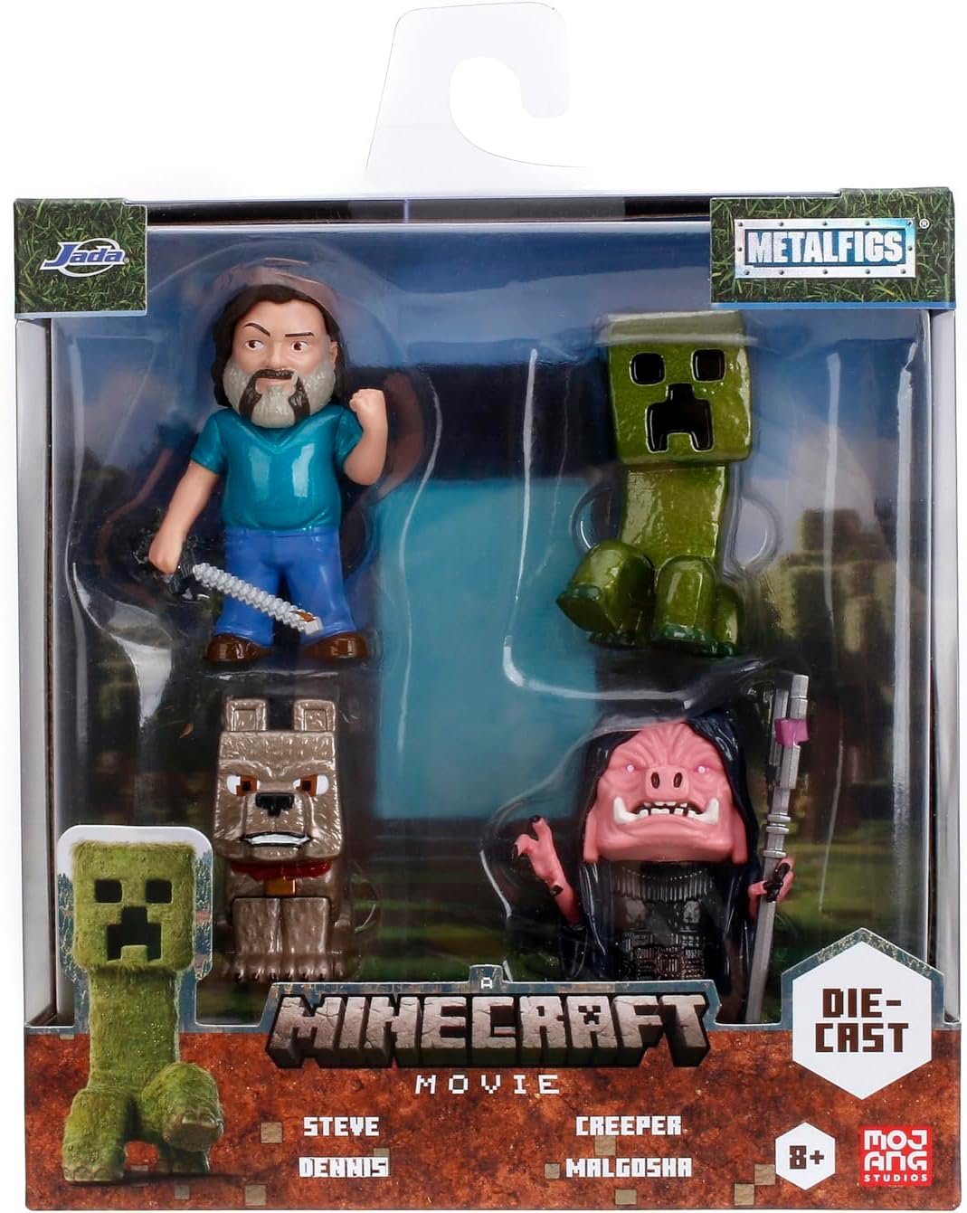 Jada Minecraft Movie 2.5" Metalfigs 4 Pack