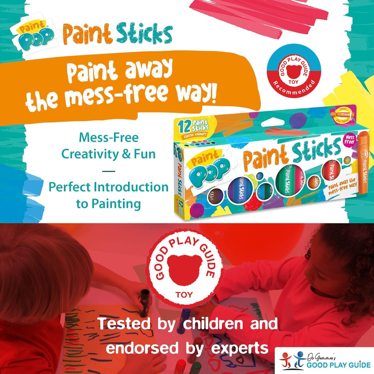 Paint Pop 12 Pack Classic Colours