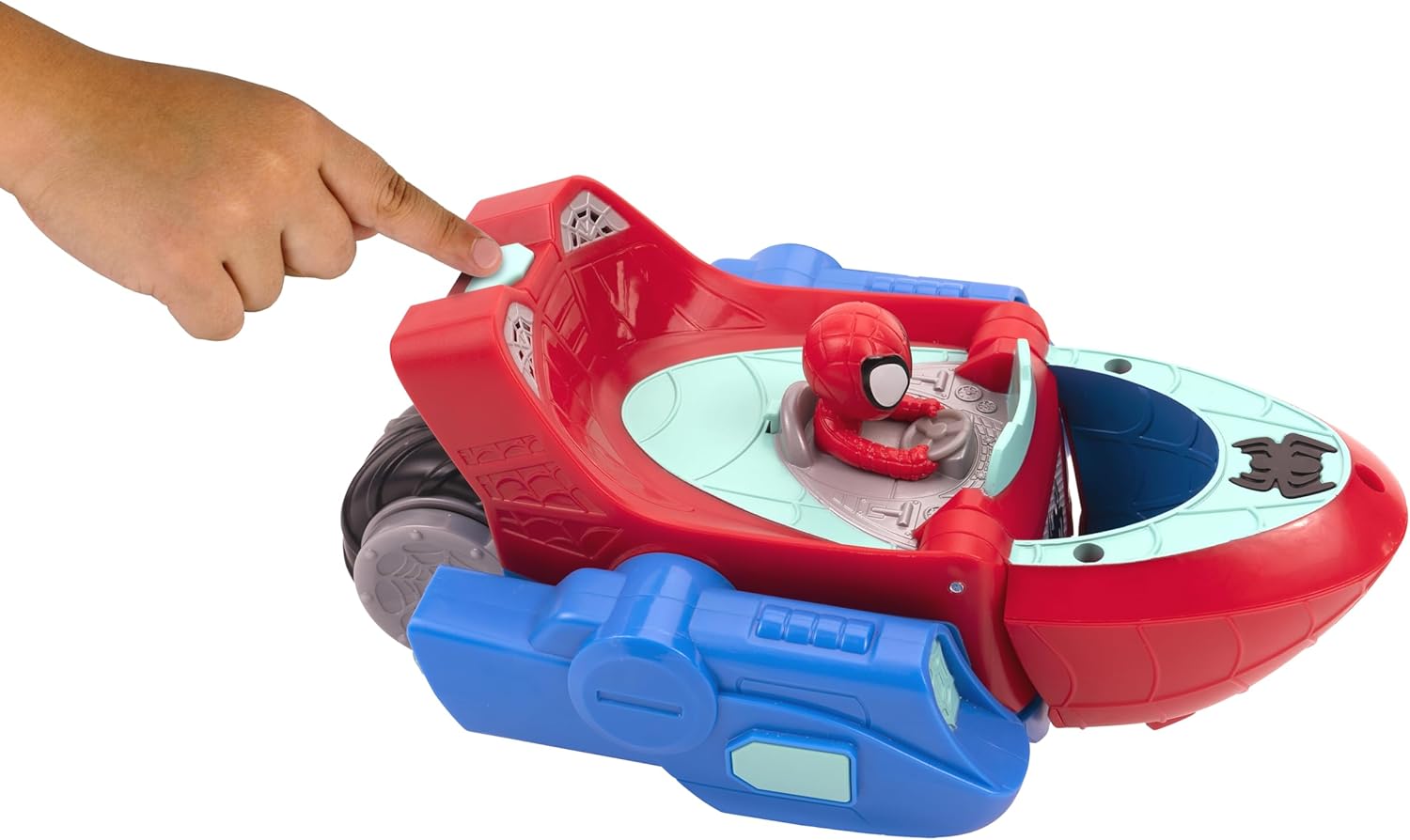 Spidey & Friends Feature Vehicle - Spidey Transforming Web-Wave Cruiser