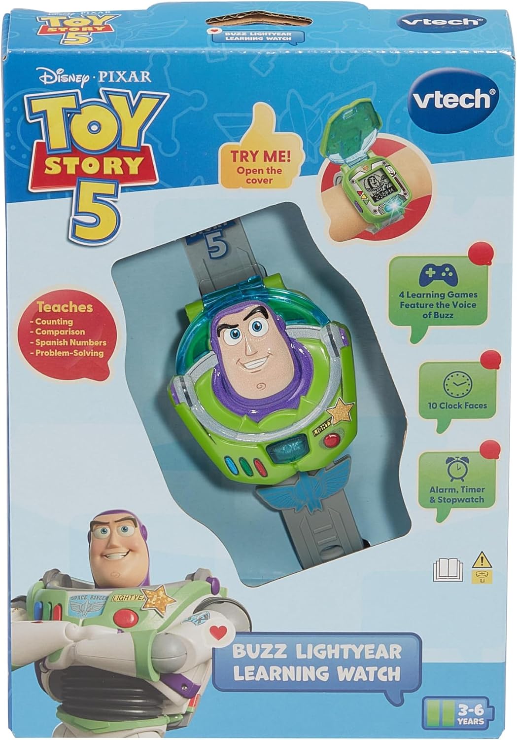 VTech Toy Story 5 Buzz Learning Watch