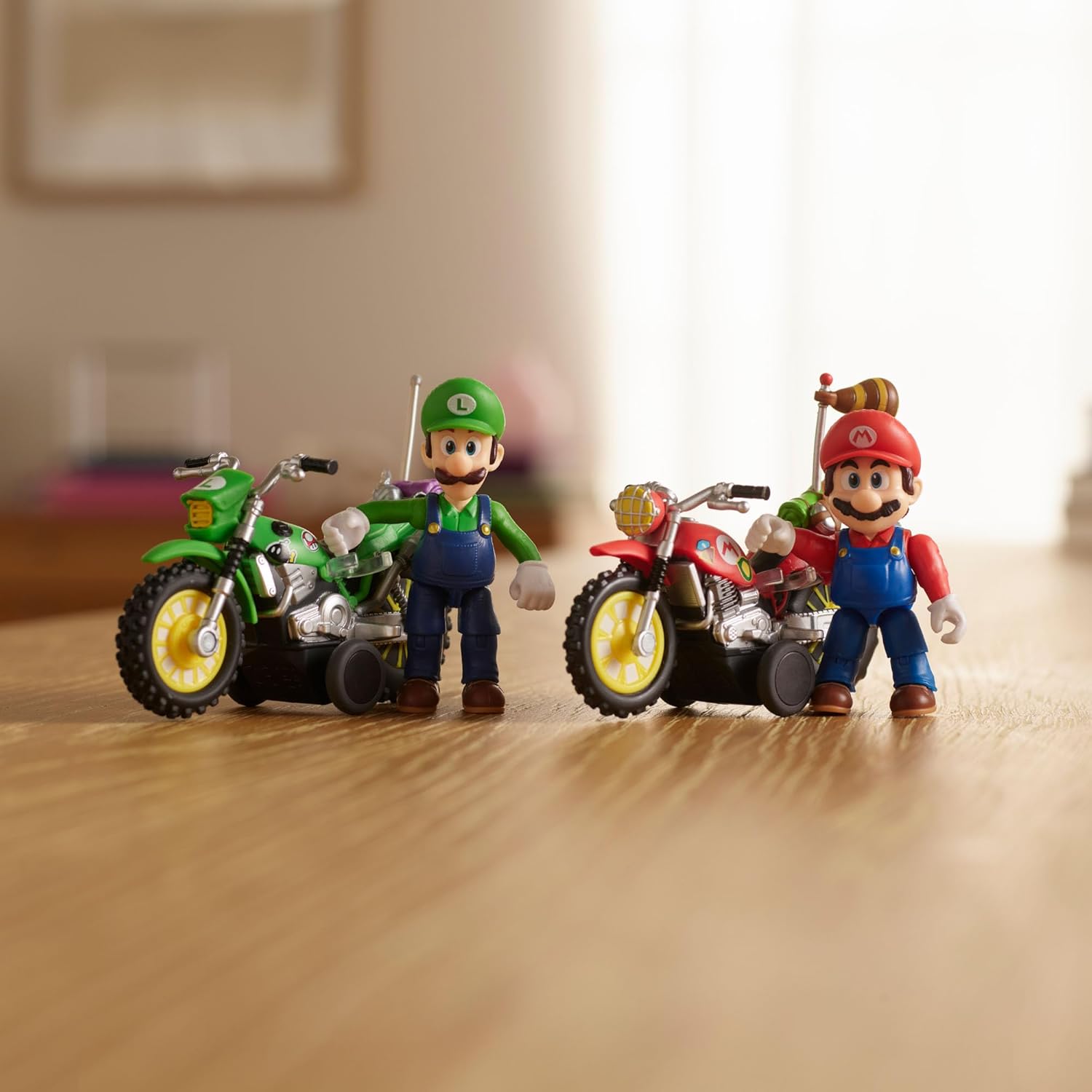 The Super Mario Galaxy Movie Luigi and Pull Back Racer Set