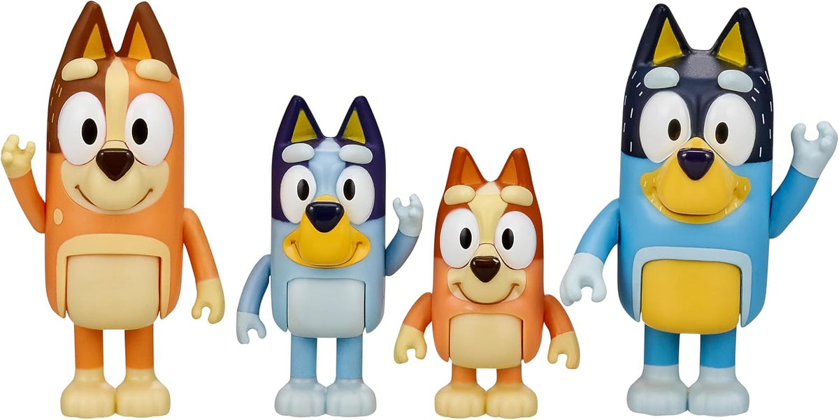 Bluey & Family 4 Figure Pack Assortment