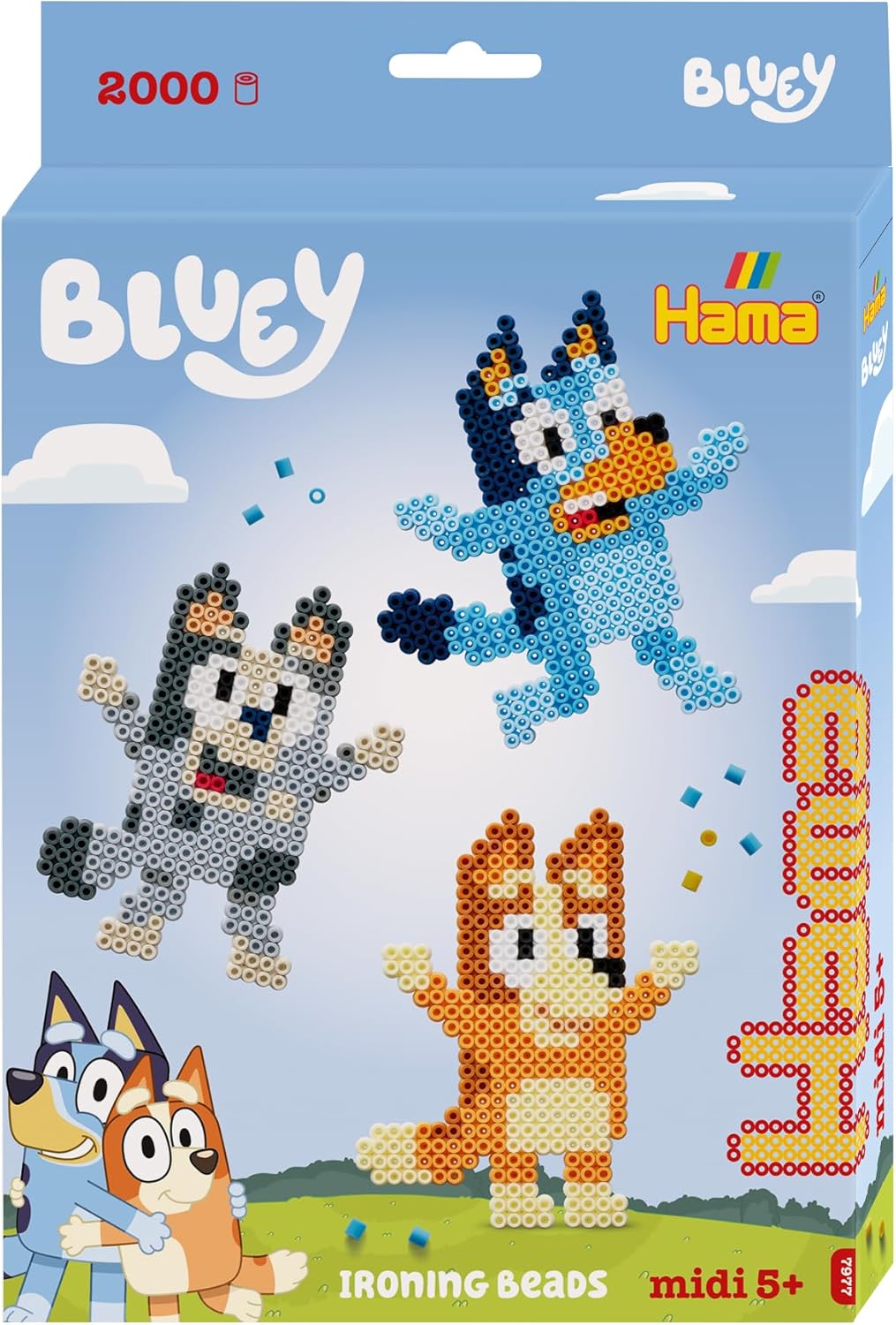 Hama Beads Bluey 2000 Bead Set