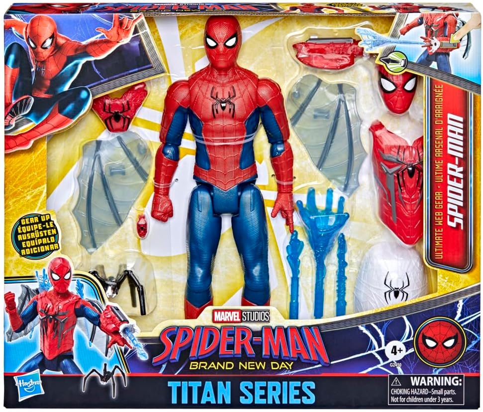 Spiderman Brand New Day Deluxe Titan Series Ultimate Web Gear Spiderman