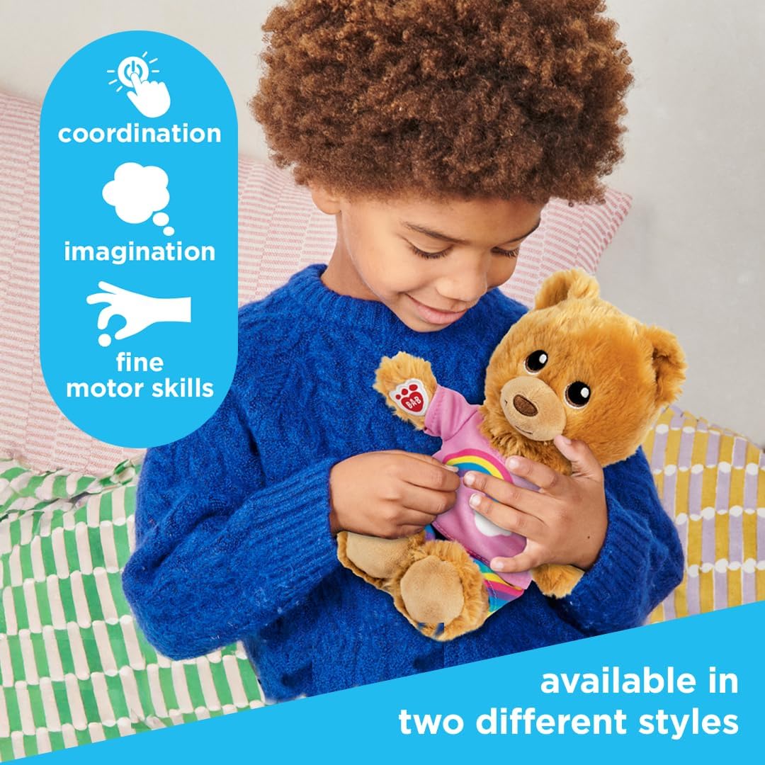 Casdon Build-a-Bear Workshop Furtastic Light Brown Bear & Outfit