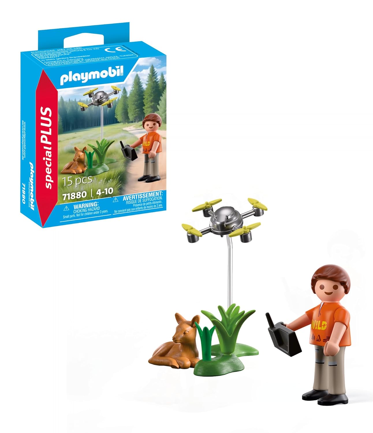 Playmobil Fawn Rescue with Drone