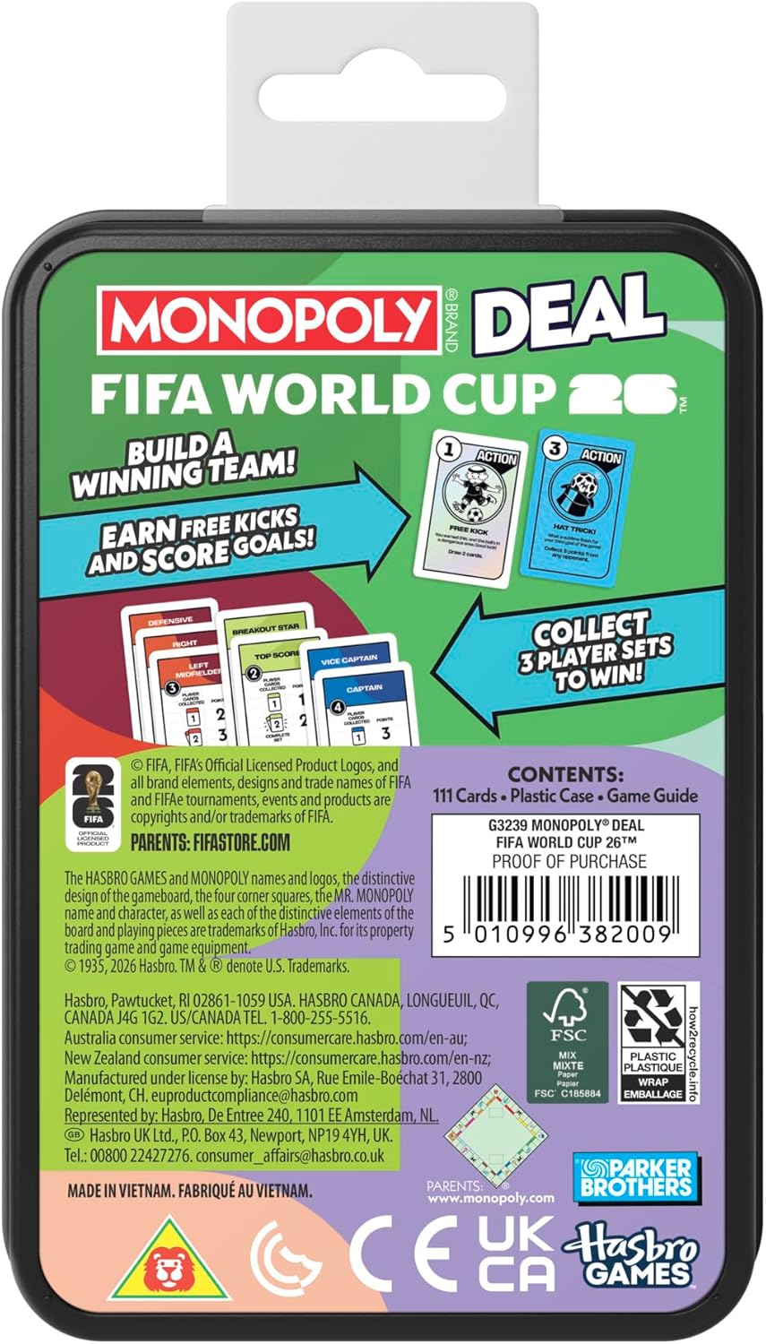 Monopoly Deal FIFA Game