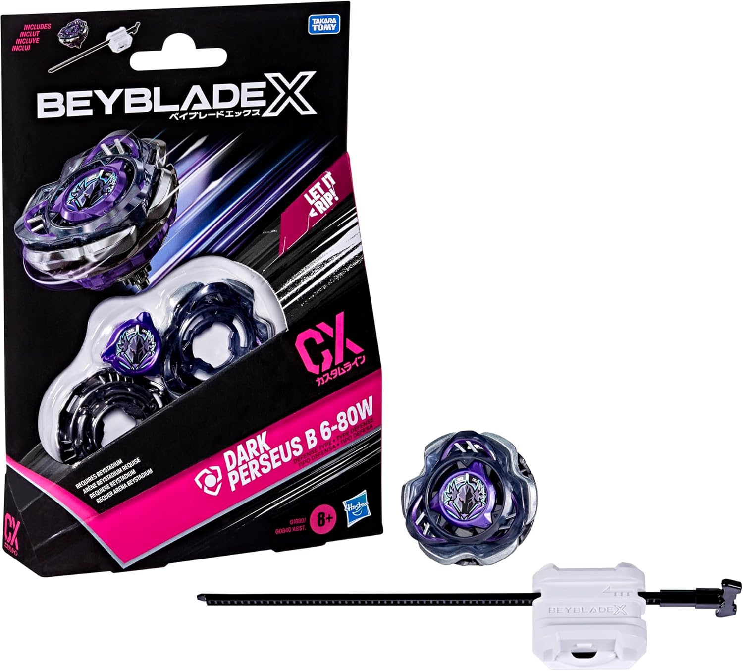 Beyblade X - Dark Perseus B 6-80W CX Starter Pack