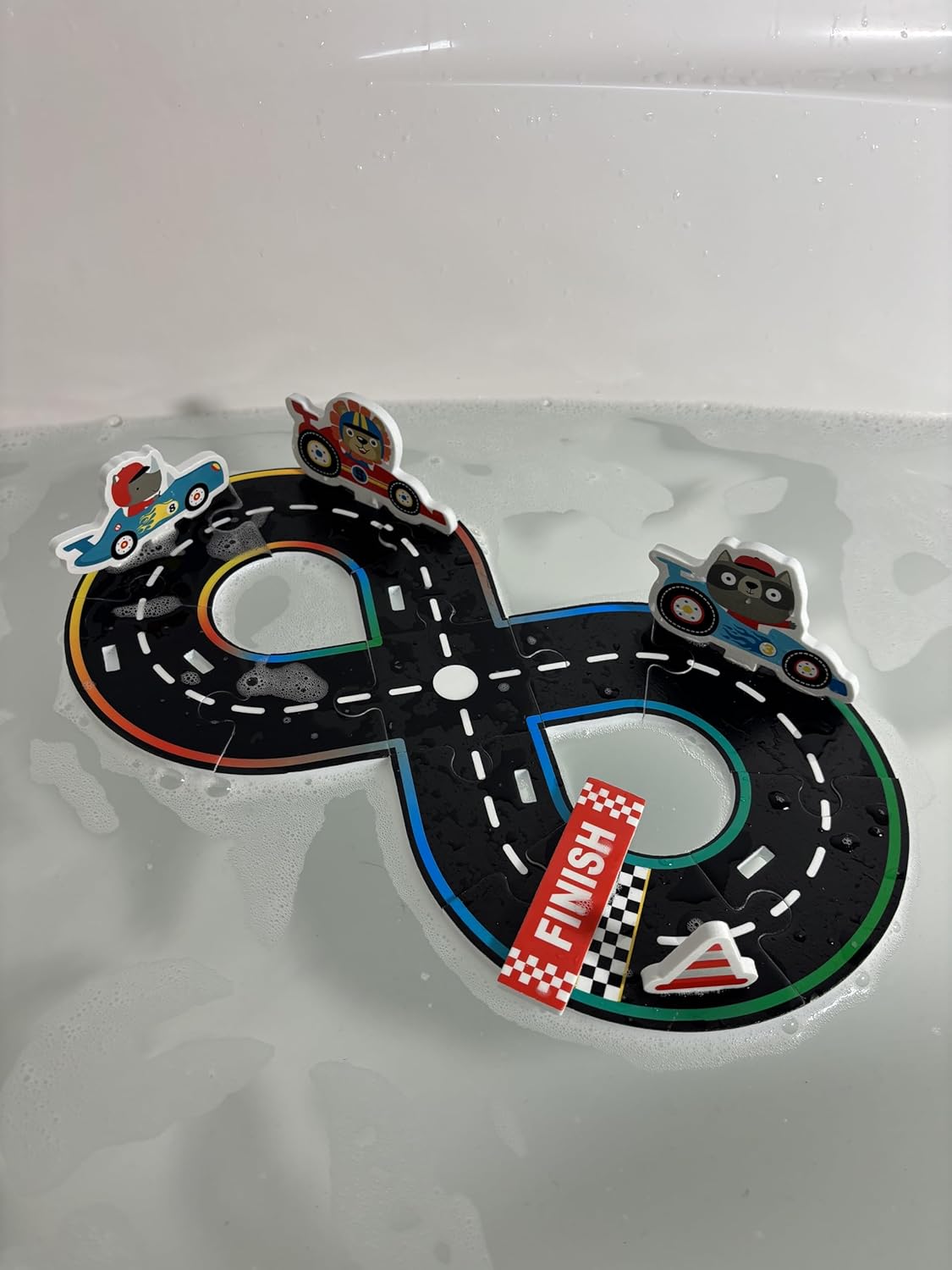 Bath Time Build & Play Grand Prix Racing Set