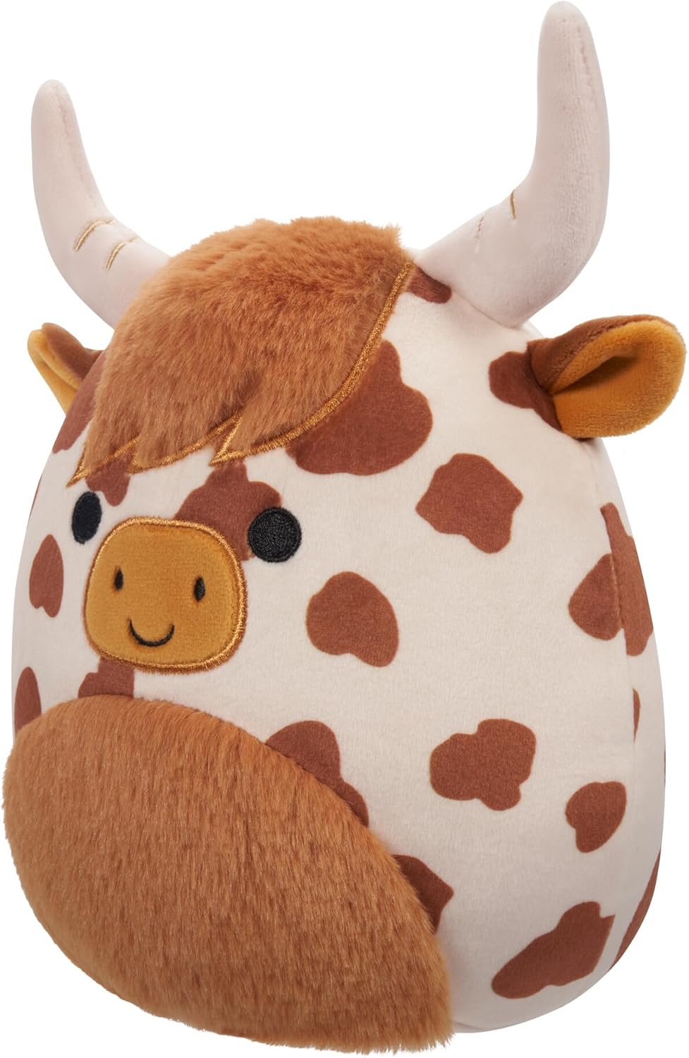 Squishmallows 8" Alonzo Brown & White Highland Cow