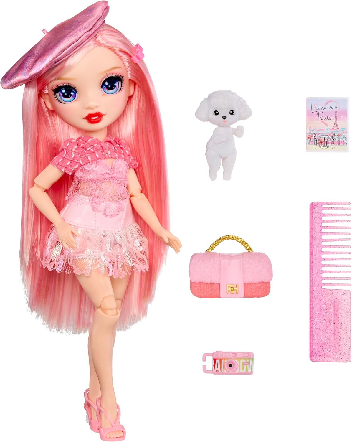 Rainbow High Pretty in Paris Doll - Bella Parker