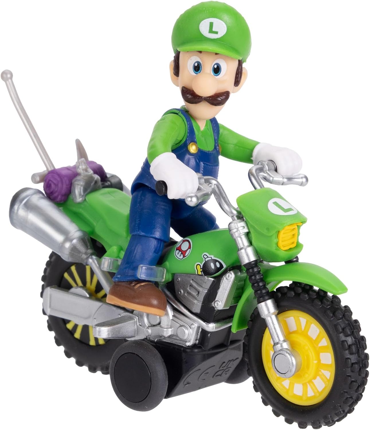 The Super Mario Galaxy Movie Luigi and Pull Back Racer Set