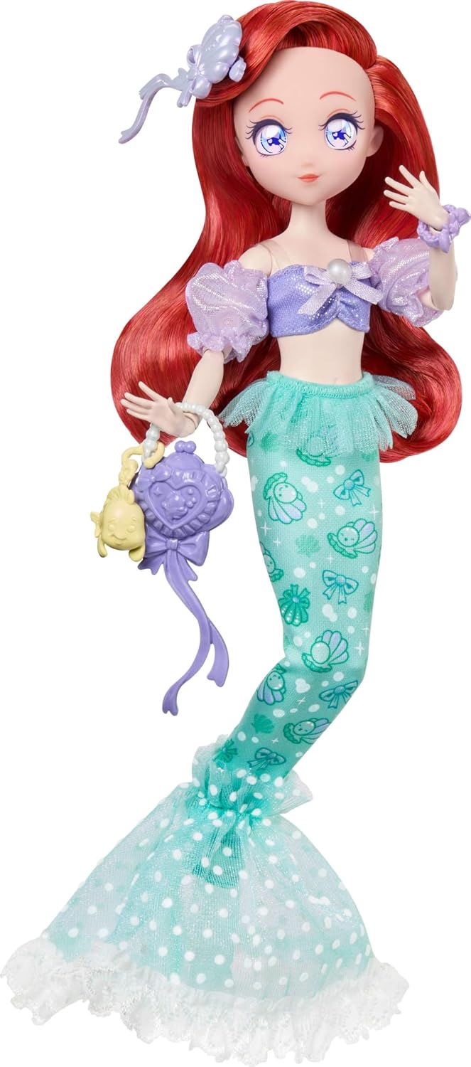 Disney Collector Princess Ariel Mermaid Manga Collectible Anime Doll