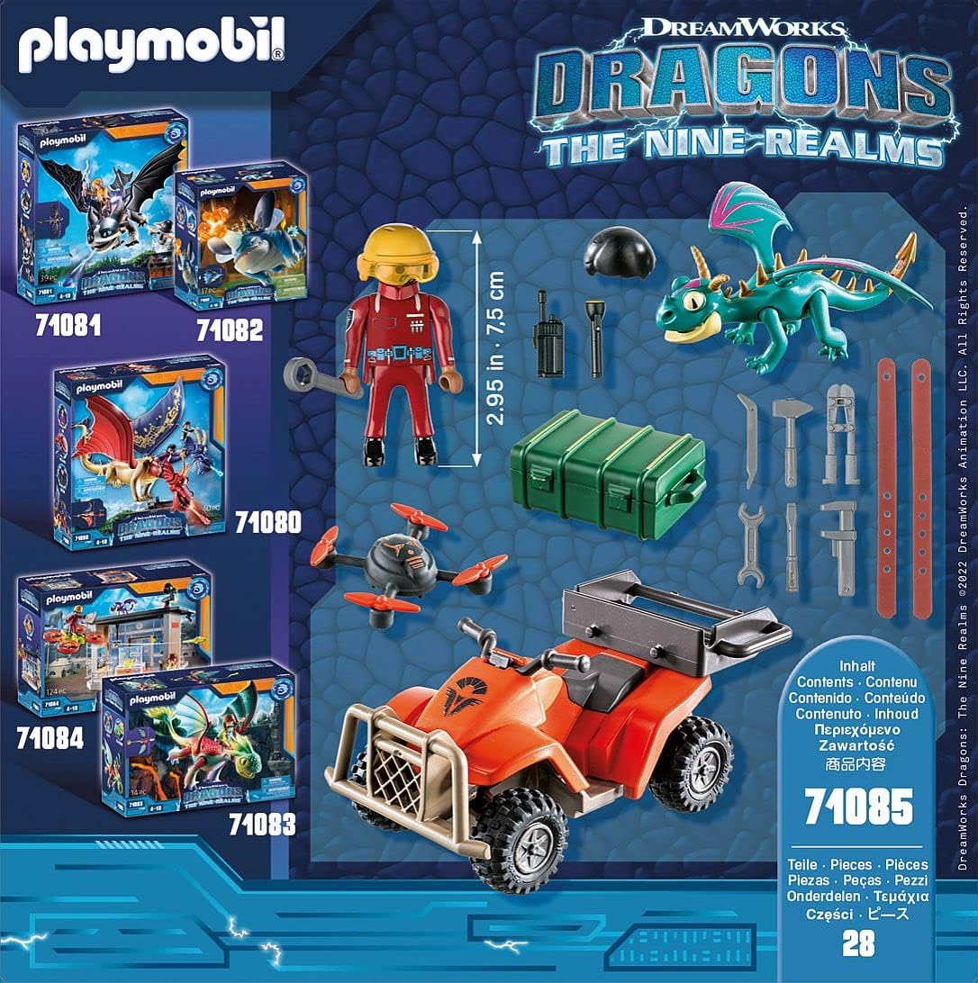Playmobil Dragons: The Nine Realms - Icaris Quad & Phil Playset