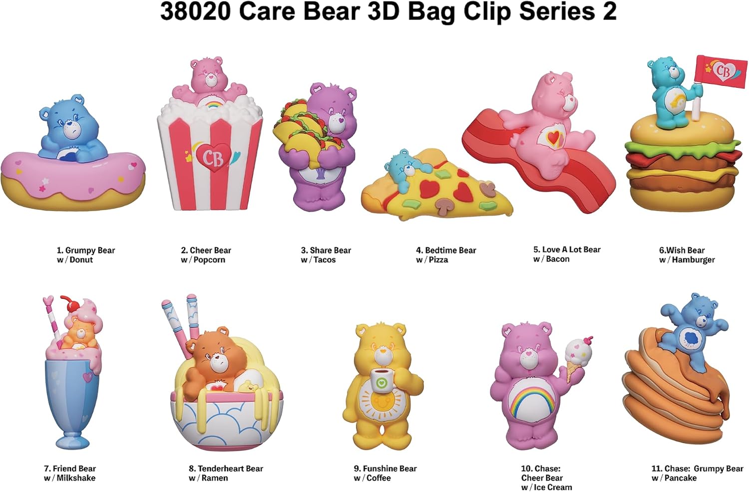 Care Bears Collectors Bag Clip Series 2
