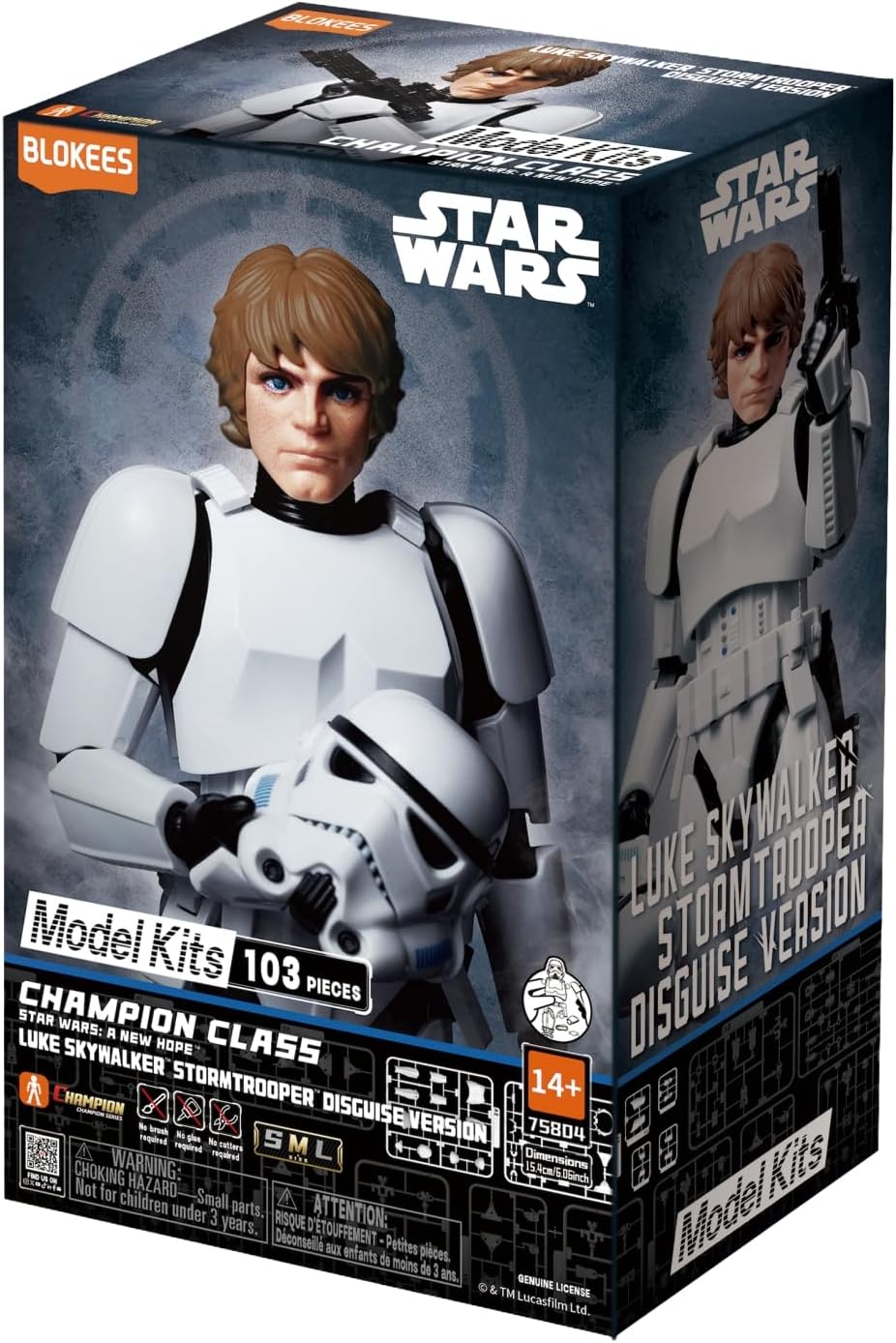 Blokees Star Wars: A New Hope - CC04 Luke Skywalker Stormtrooper Disguise Version