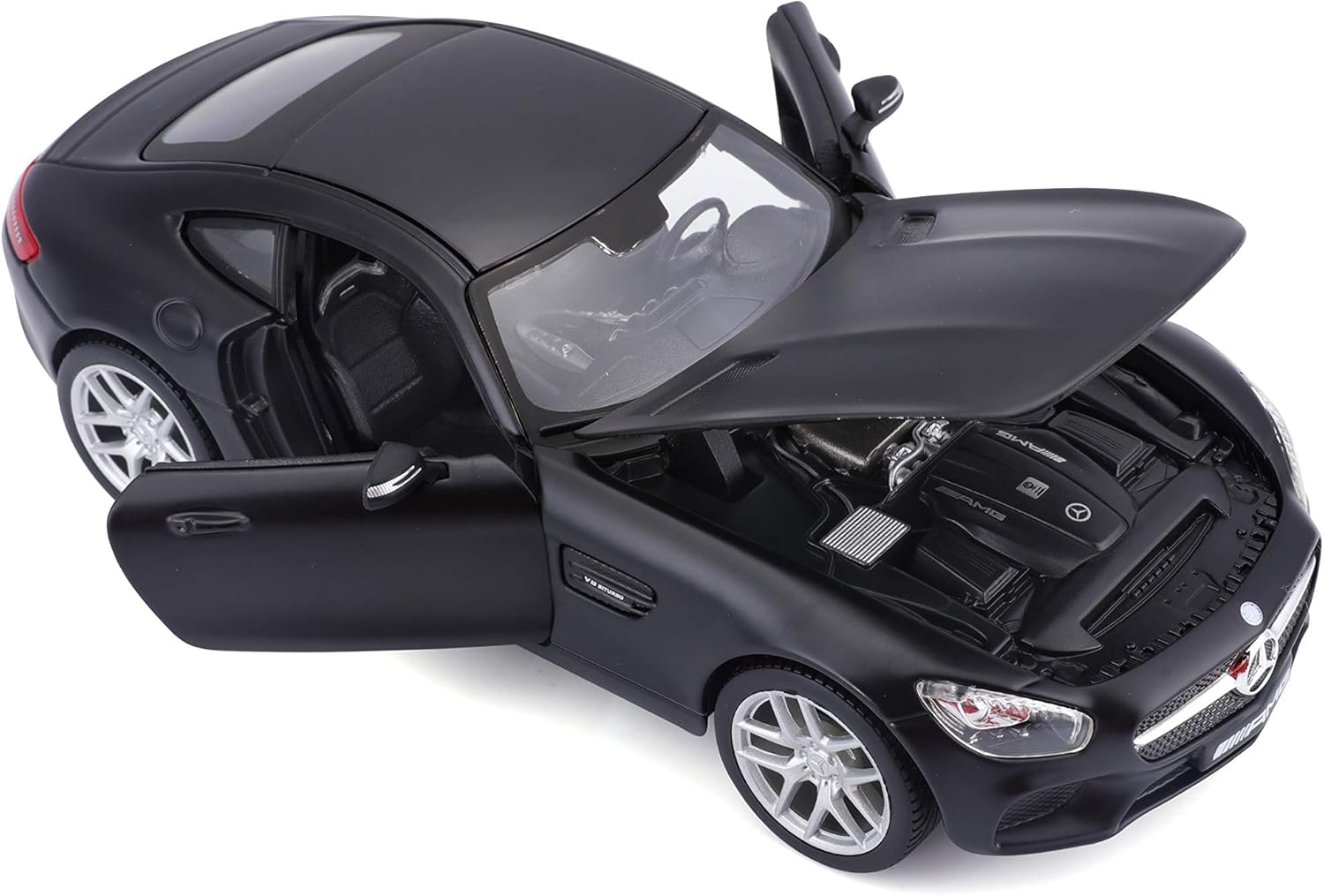 Maisto Mercedes AMG GT Matt Black 1:24 Scale Die Cast