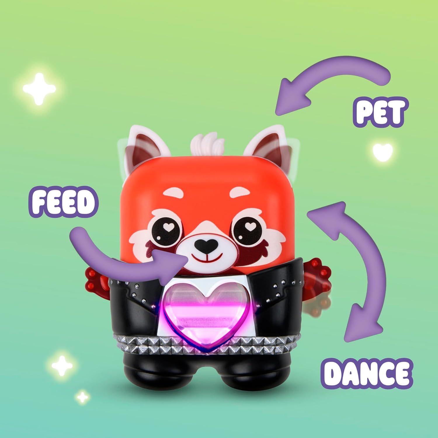 Nano-mals Pamanda The Red Panda Electronic Fidget Pet