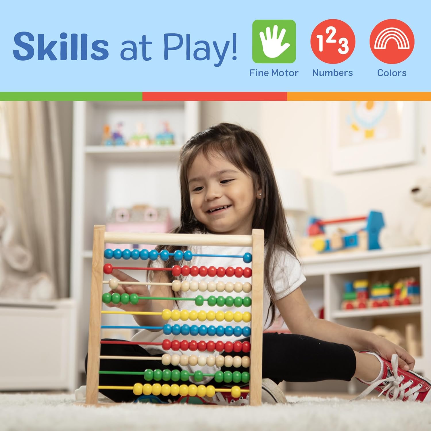 Melissa & Doug Wooden Abacus