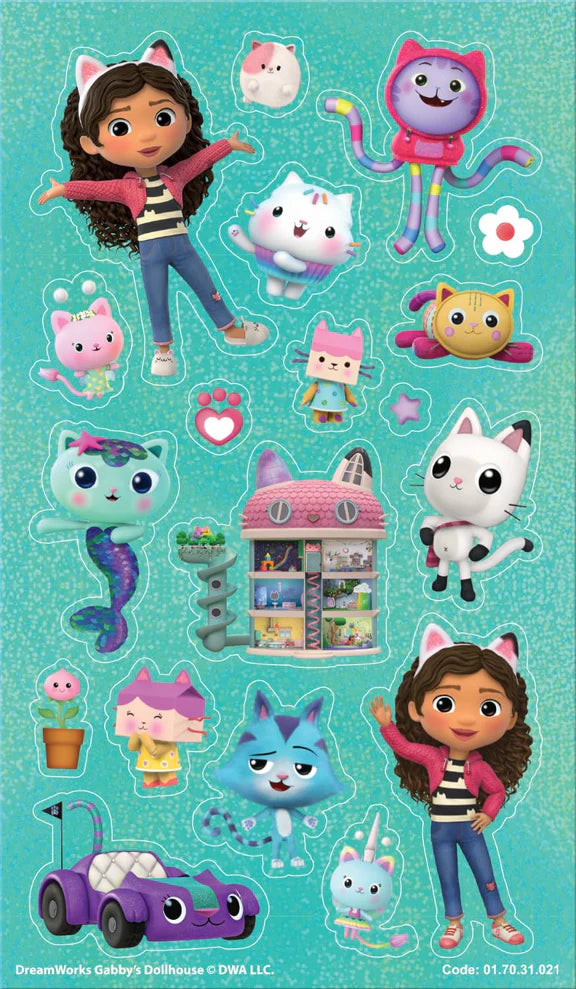 Gabbys Dollhouse Fun Sticker Assortment Pack