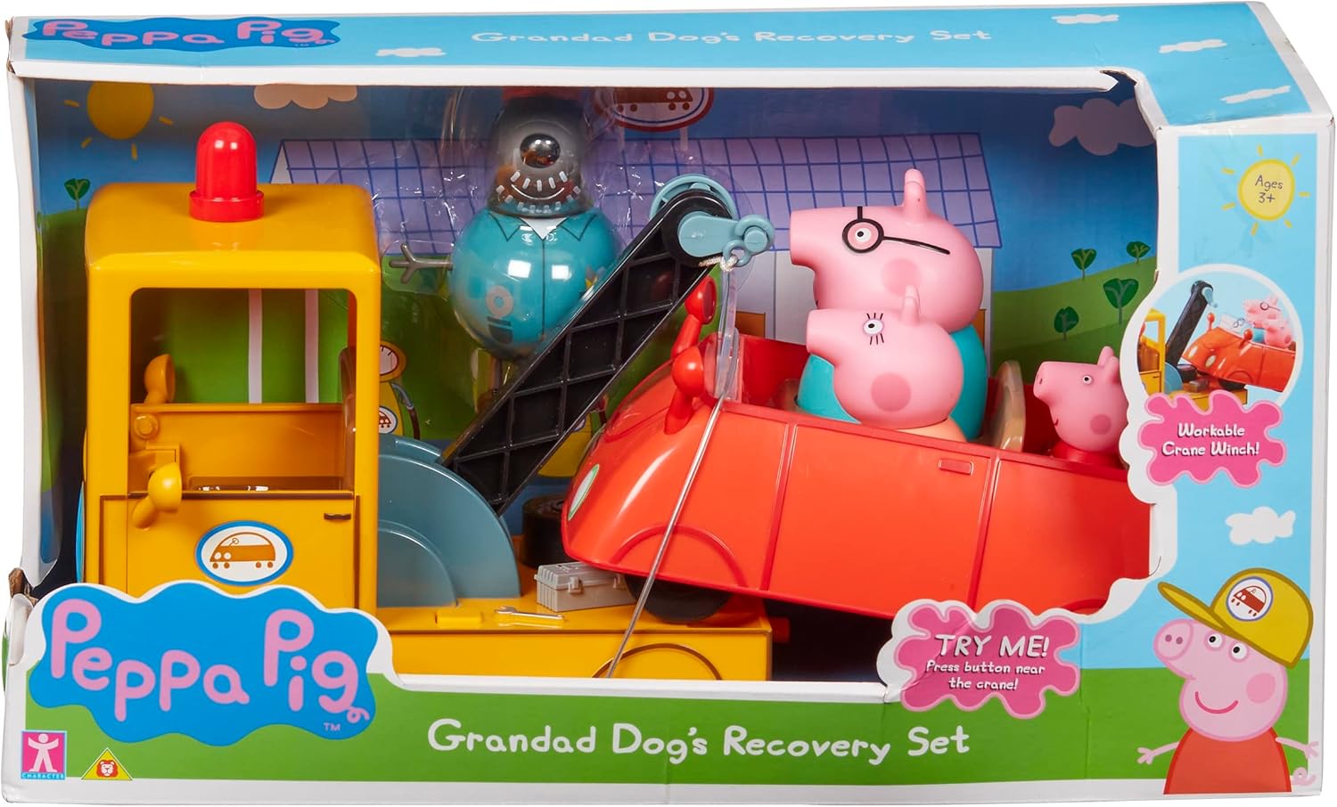 Peppa Pig Grandad Dogs Recovery Vehicle Playset