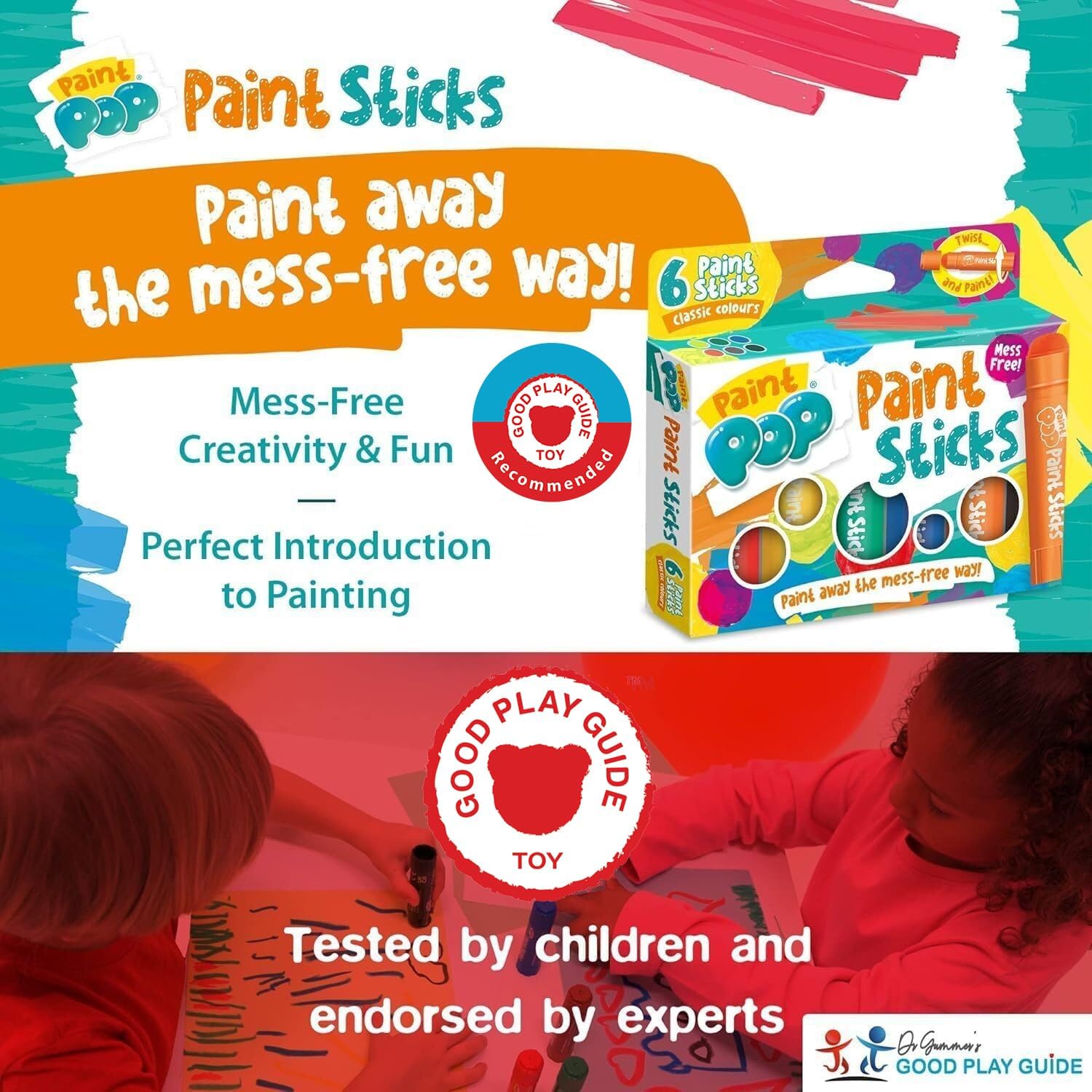 Paint Pop 6 Pack Classic Colours