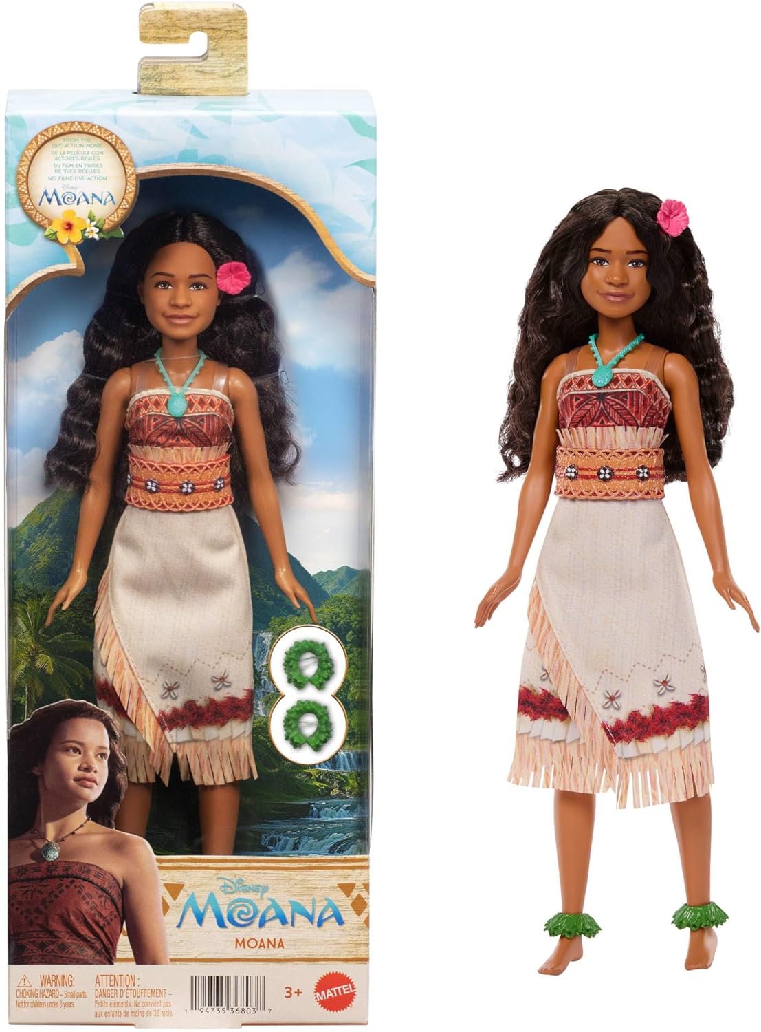 Disney Moana Live Action Moana Fashion Doll