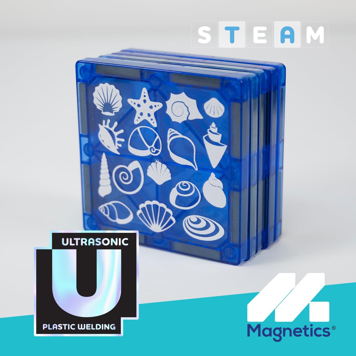 Magnetic Tiles - 30 Piece Sea Life Play Set